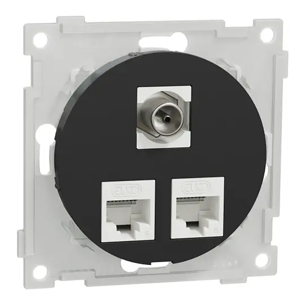 Vägguttag Elko One Modularuttag 2x8 K6 UTP