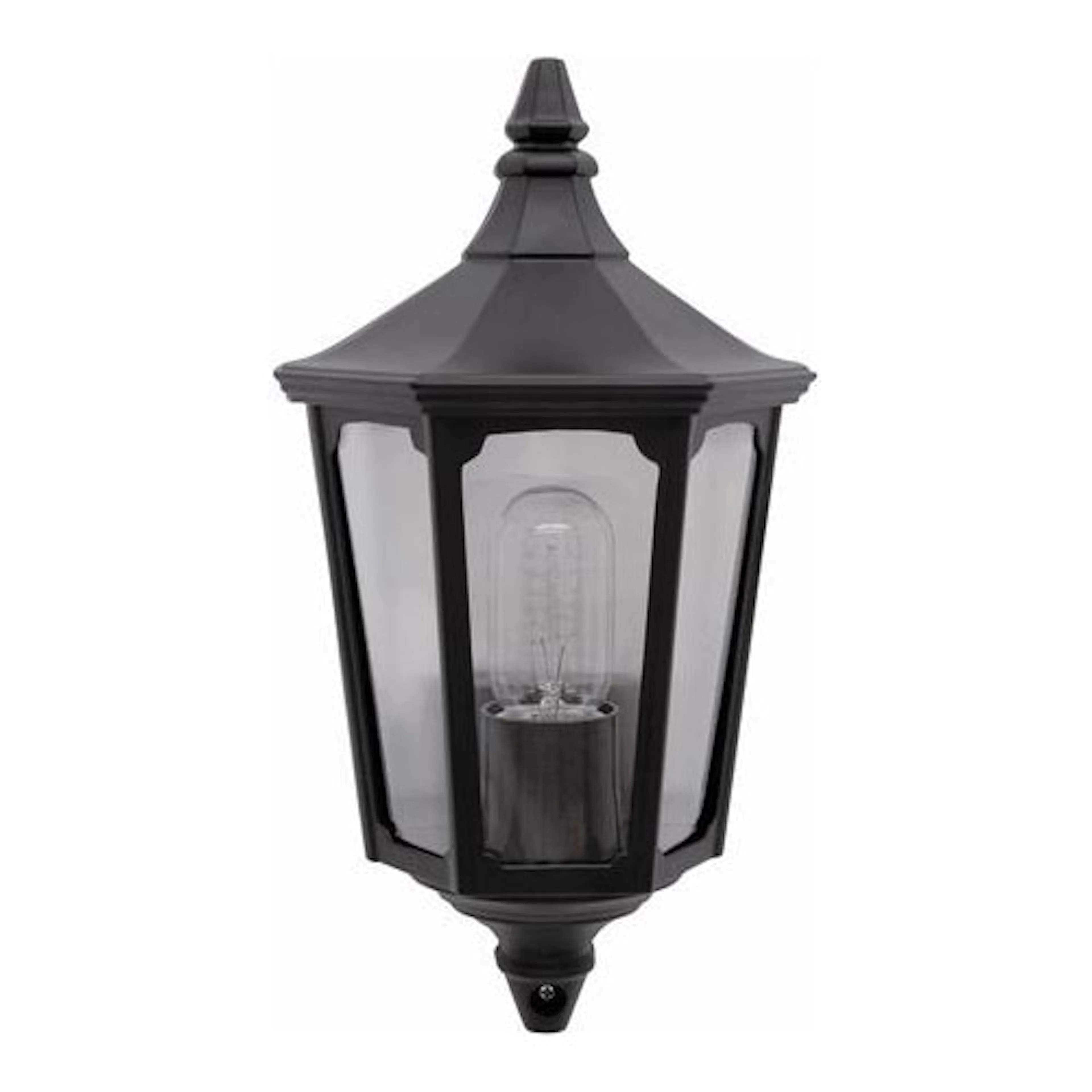 Lykta Malmbergs Smögen Svart 15W PC-glas