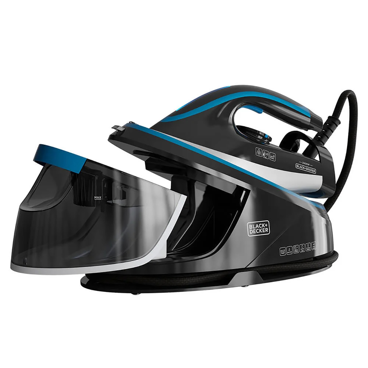Ångstation BLACK+DECKER Elegant 1.5L med Steamer Funktion
