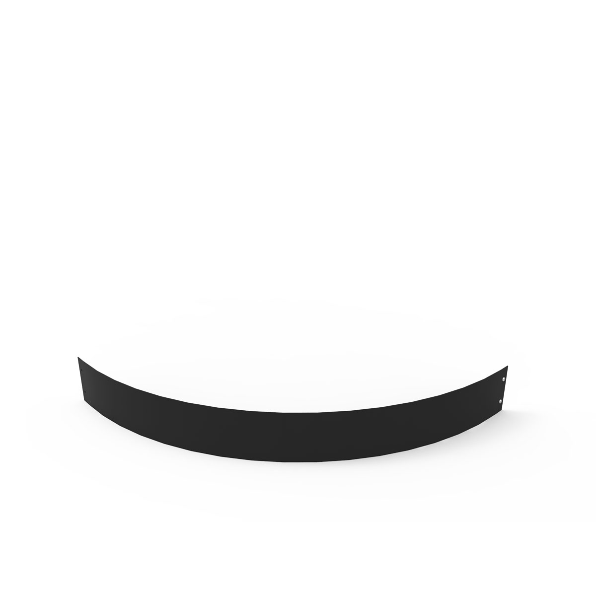 Planteringskant Flexigarden Svart 120 mm Kvartsbåge