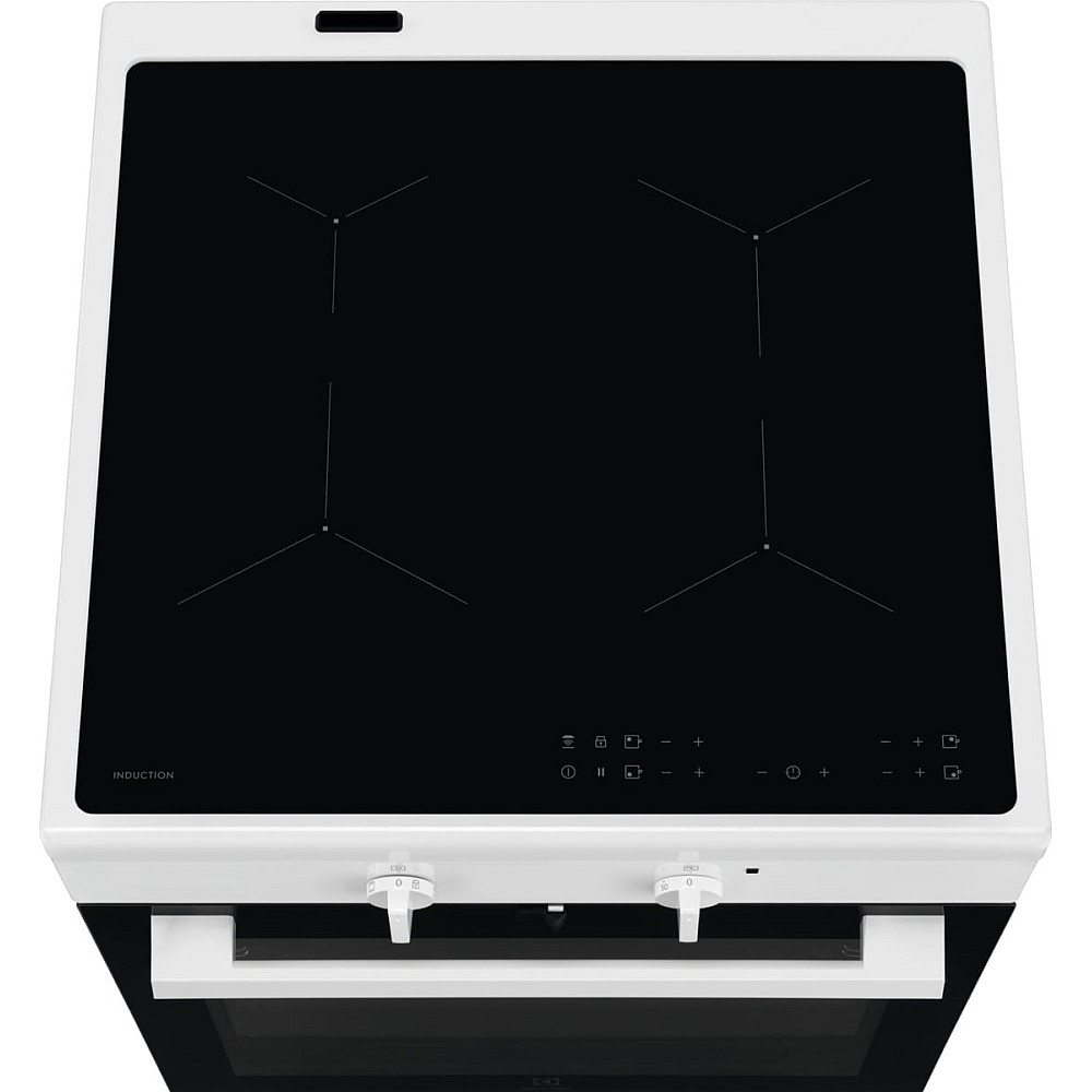 Induktionsspis Electrolux LKI64001SW med Hob2Hood och flernivåsmatlagning