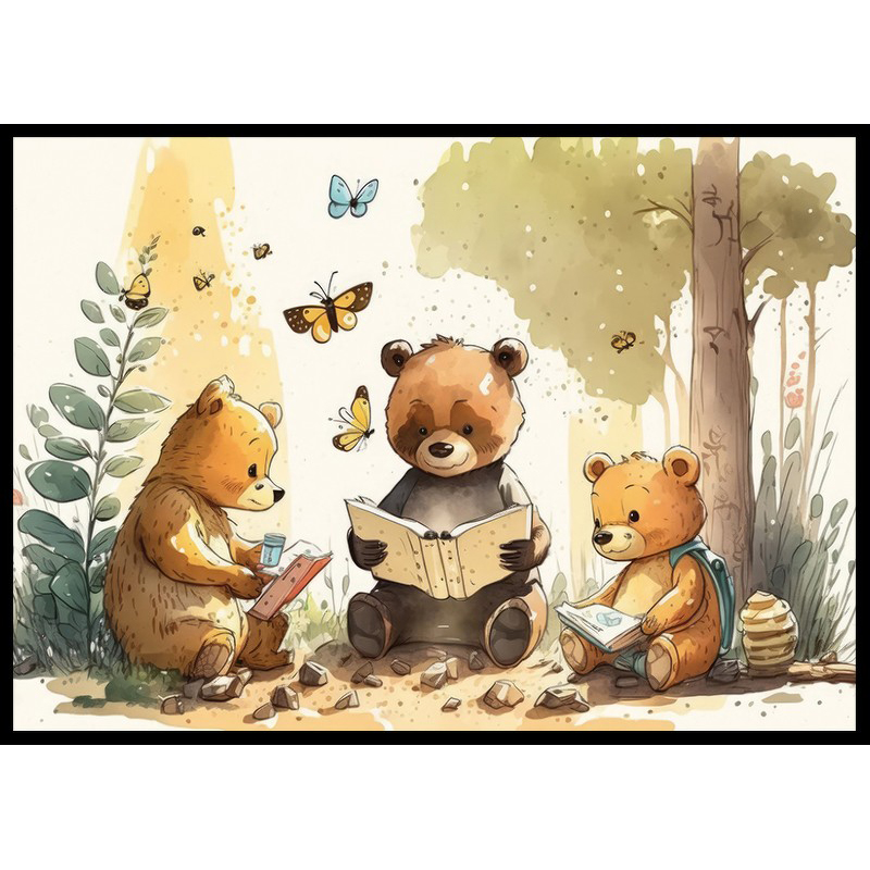 Poster Gallerix Friends Reading