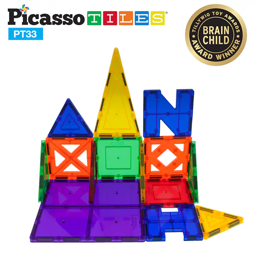Magnetplattor Picasso Tiles 33 bitar