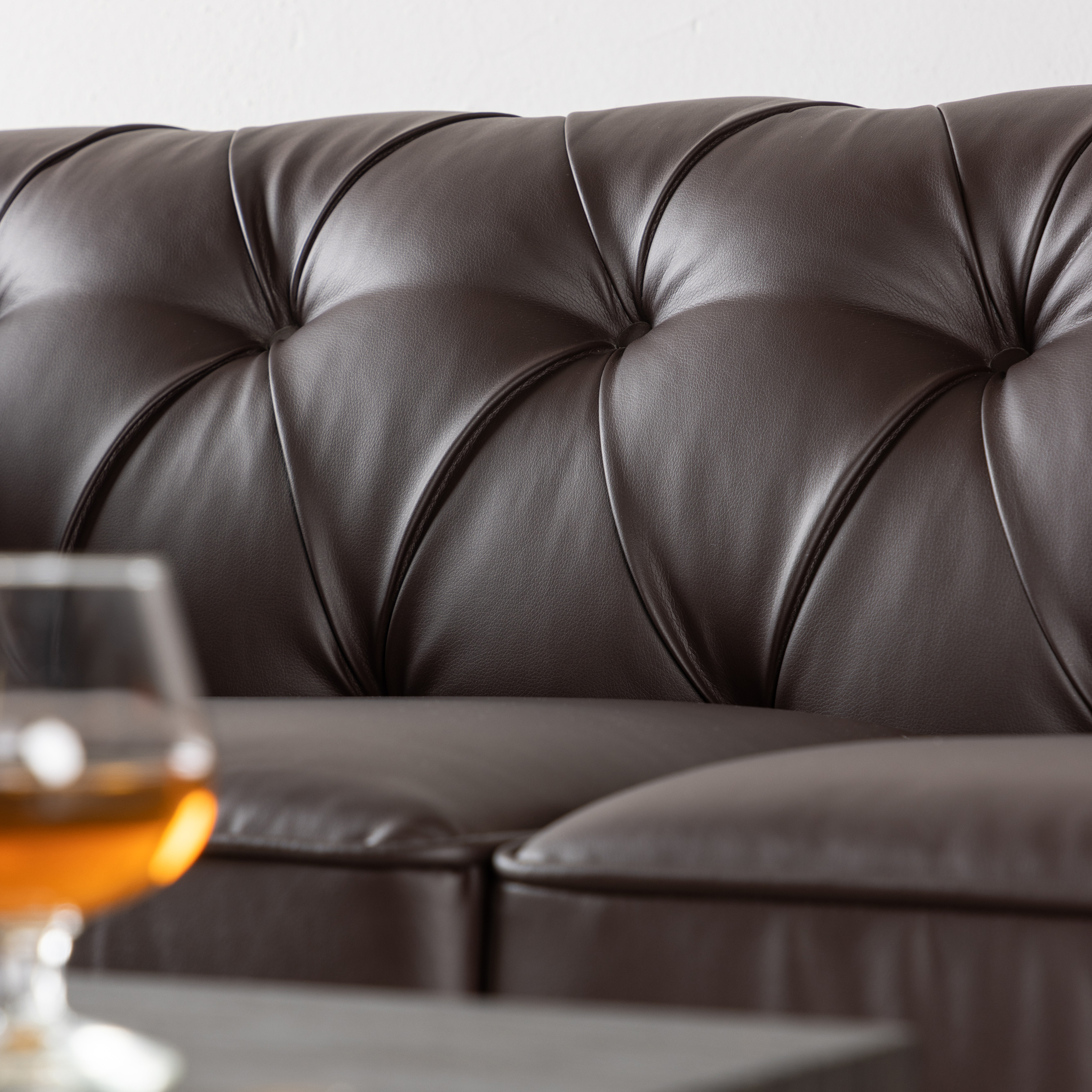 3-sitssoffa Venture Home Ätran Mörkbrun