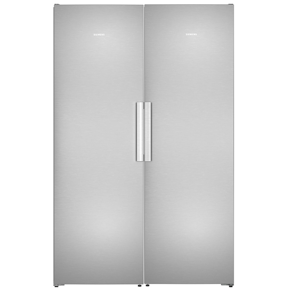 Kyl & Fryspaket Siemens iQ300 KS36NVICG + GS36NVICG Rostfri 186 cm – HyperFresh & NoFrost