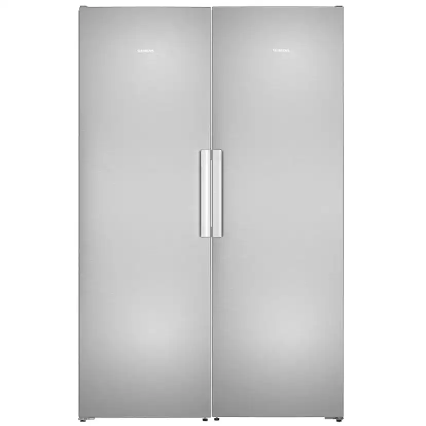Kyl & Fryspaket Siemens iQ300 KS36NVICG + GS36NVICG Rostfri 186 cm – HyperFresh & NoFrost