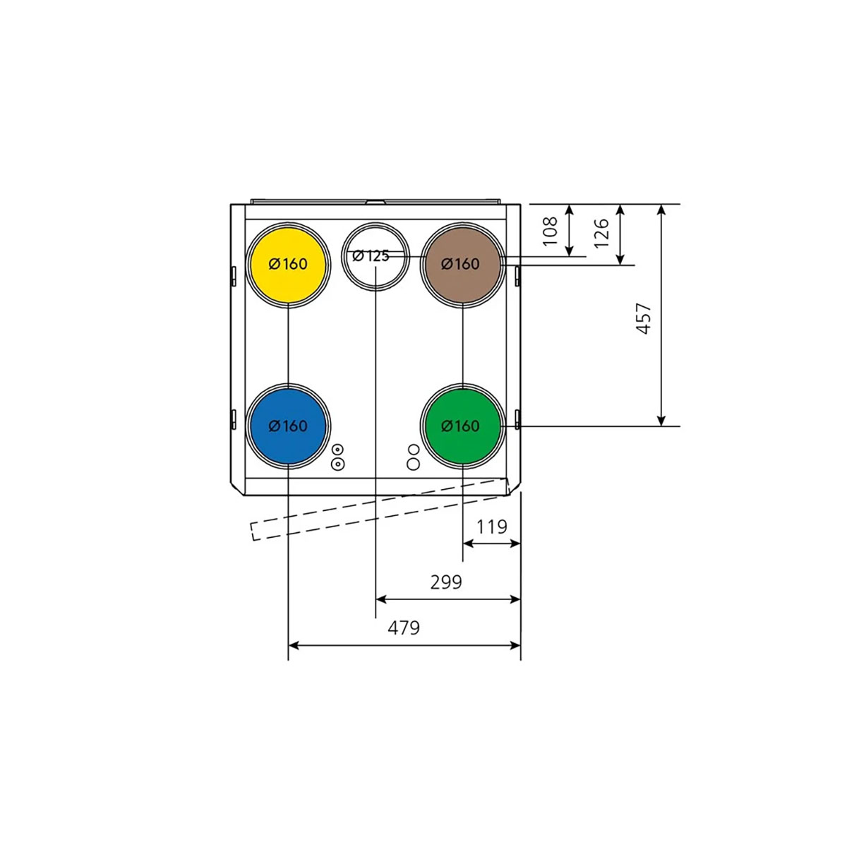 Aggregat Swegon Casa R5 Smart Energieffektiv Ventilation för Hemmet