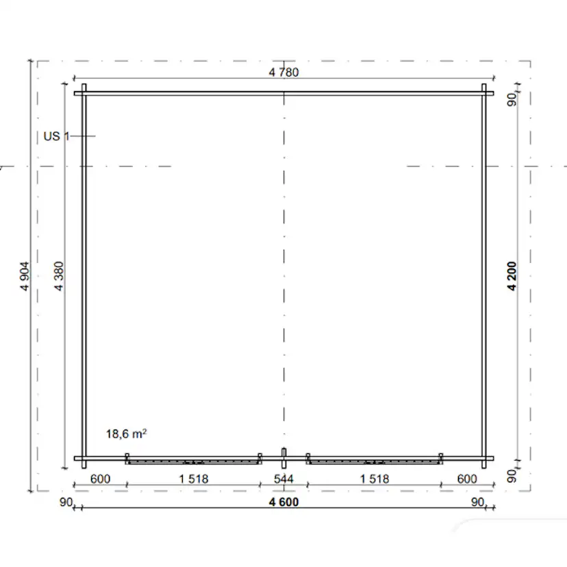Grillkåta LP Garden G-XL (20 m²)