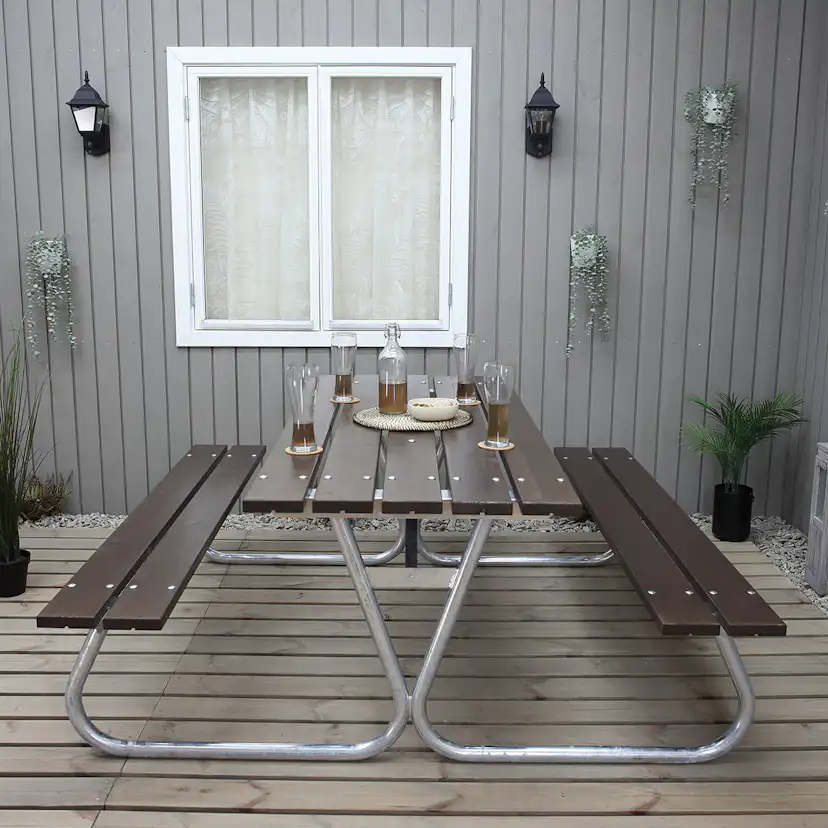 Picknickbord Baltic Garden Stabil Utan Ryggstöd