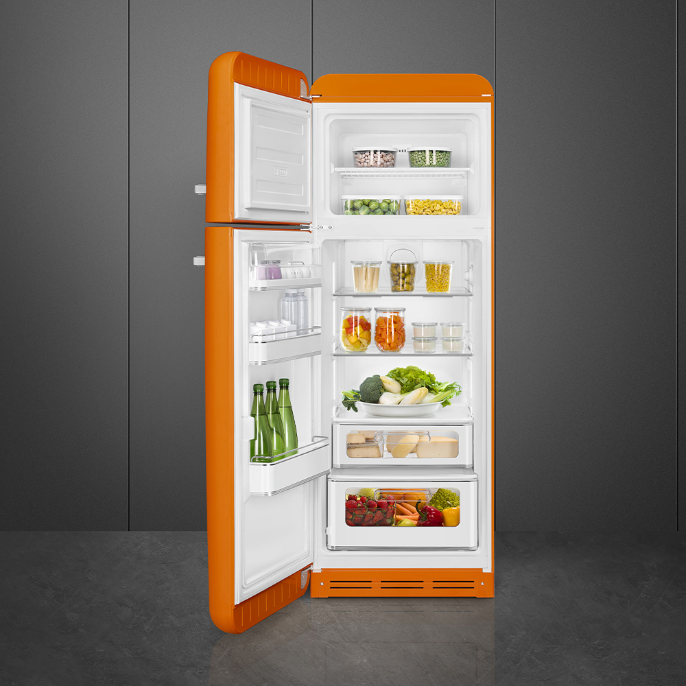 Kombinerad kyl/frys Smeg FAB30LOR6 Orange 50's Style