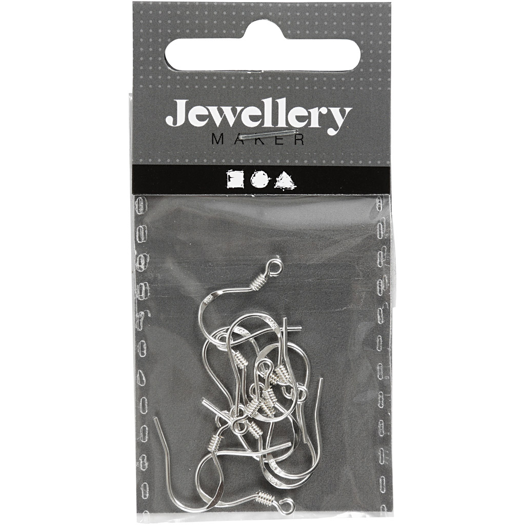 Öronkrok Creativ Company Fransk Sterlingsilver 14 mm 10 St/1 Förp