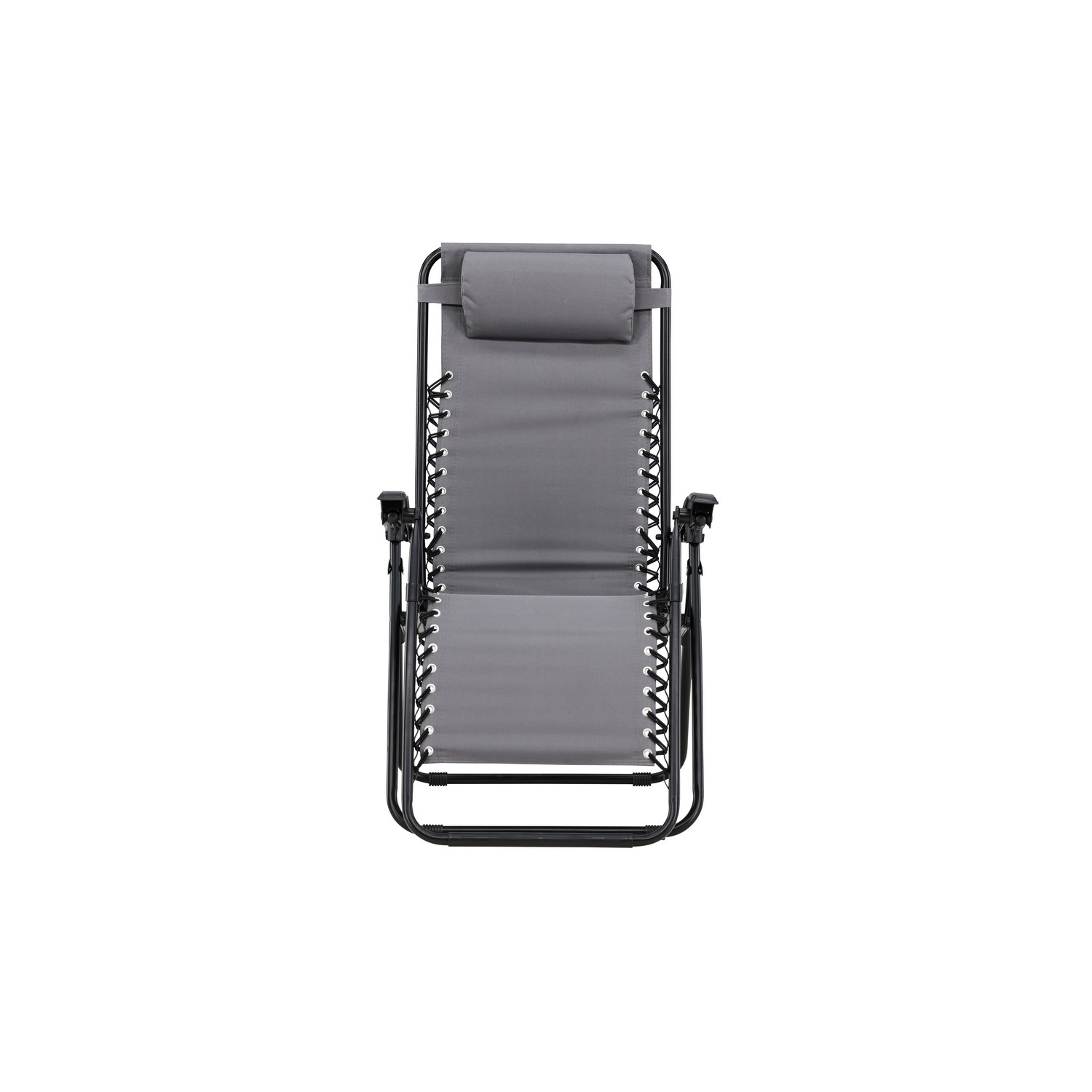 Vulcano Sun Lounge - Grey / Black Solstol Venture Home Vulcano