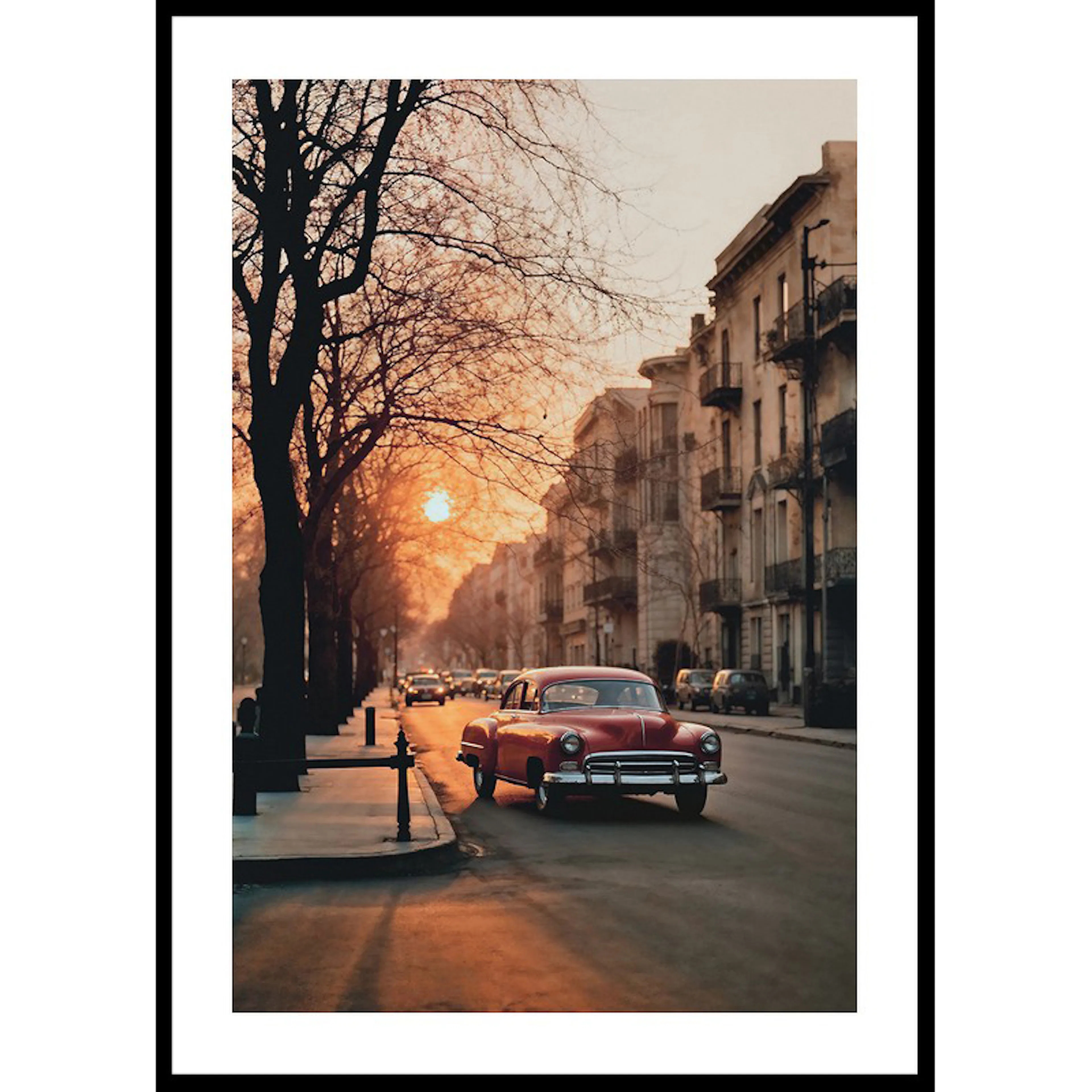 Urban Vintage Car 50x70 50x70 cm