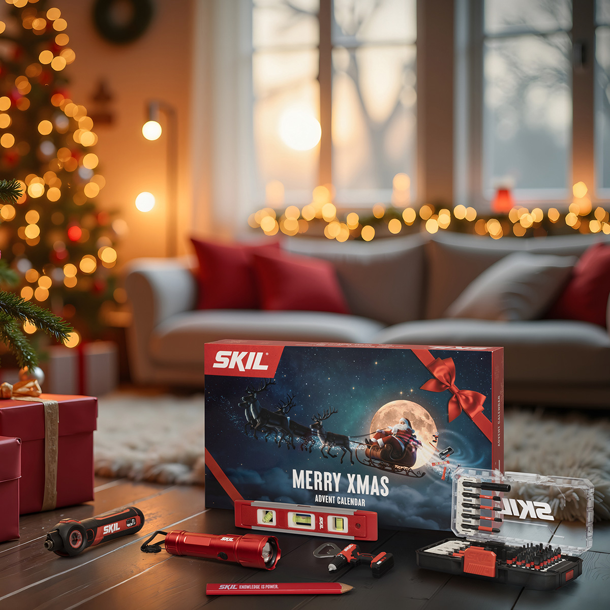  Adventskalender SKIL Verktyg för Hemmafixare 24 Luckor 2200 AA
