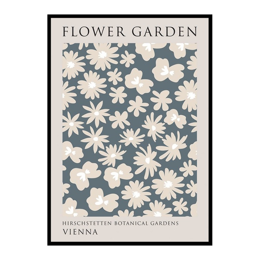 Poster Gallerix Flower Garden Vienna