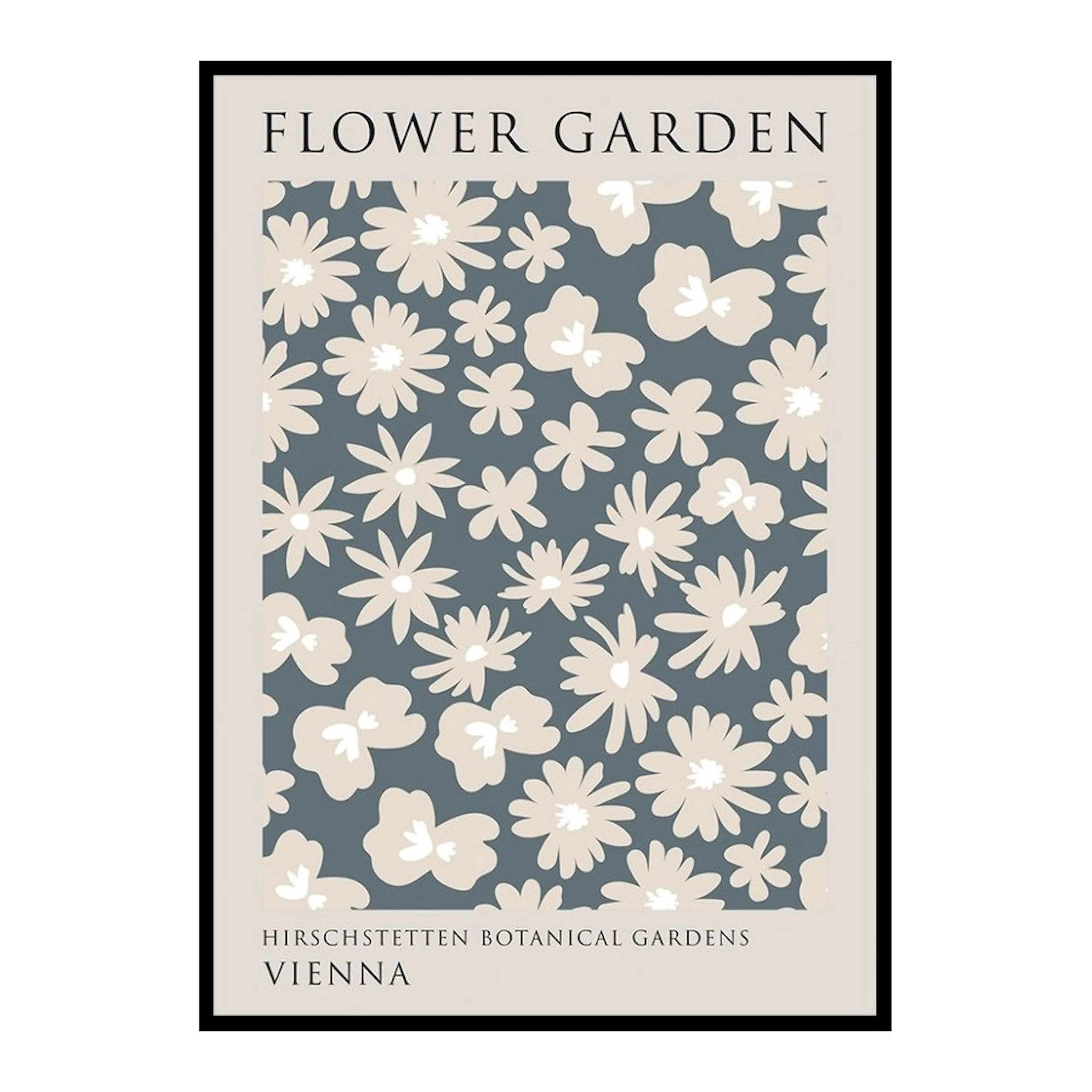 Poster Gallerix Flower Garden Vienna