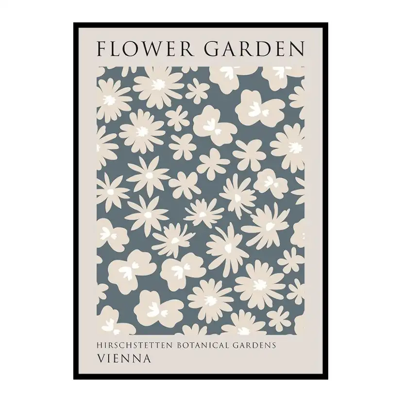 Poster Gallerix Flower Garden Vienna