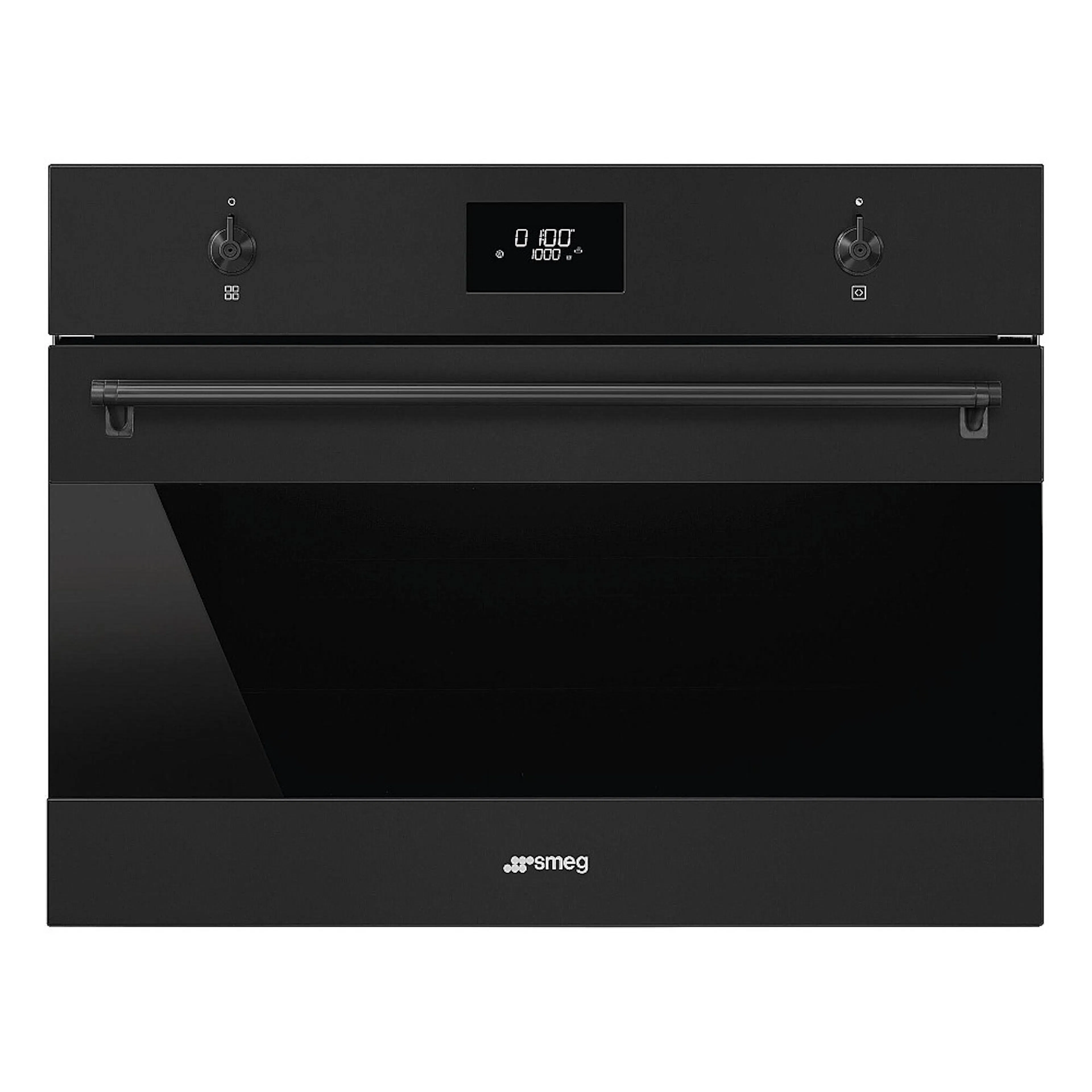 Kombiugn Smeg SO4301M1N med Mikro-och ångfunktion Mattsvart 45cm