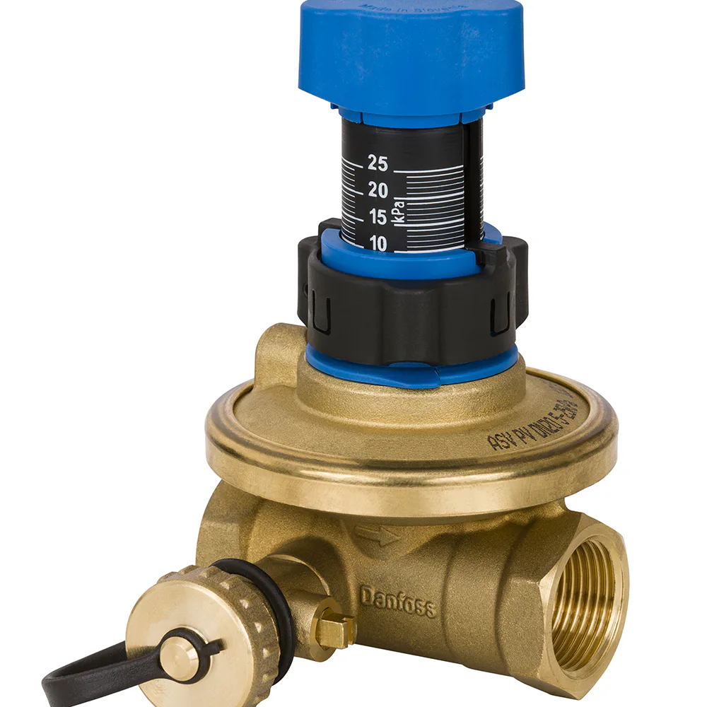 DIFFTRYCKSREGULATOR ASV-PV DN25 PURE PN16 5-25 KPA Kvs-värde: 4,0, Anslutning: Dn25