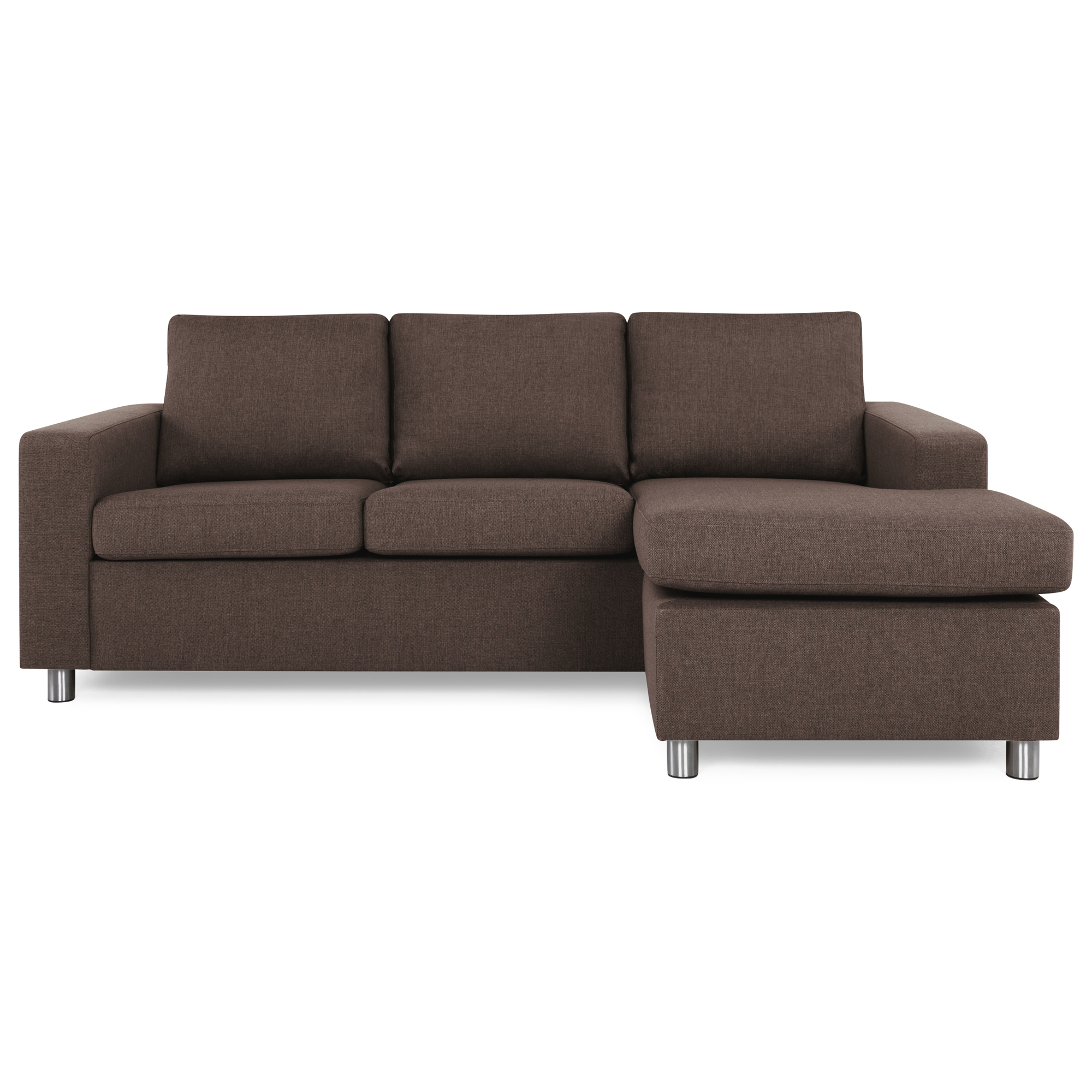 3-sitssoffa Basic Home Crazy Vändbar L-formad Divan 215 cm
