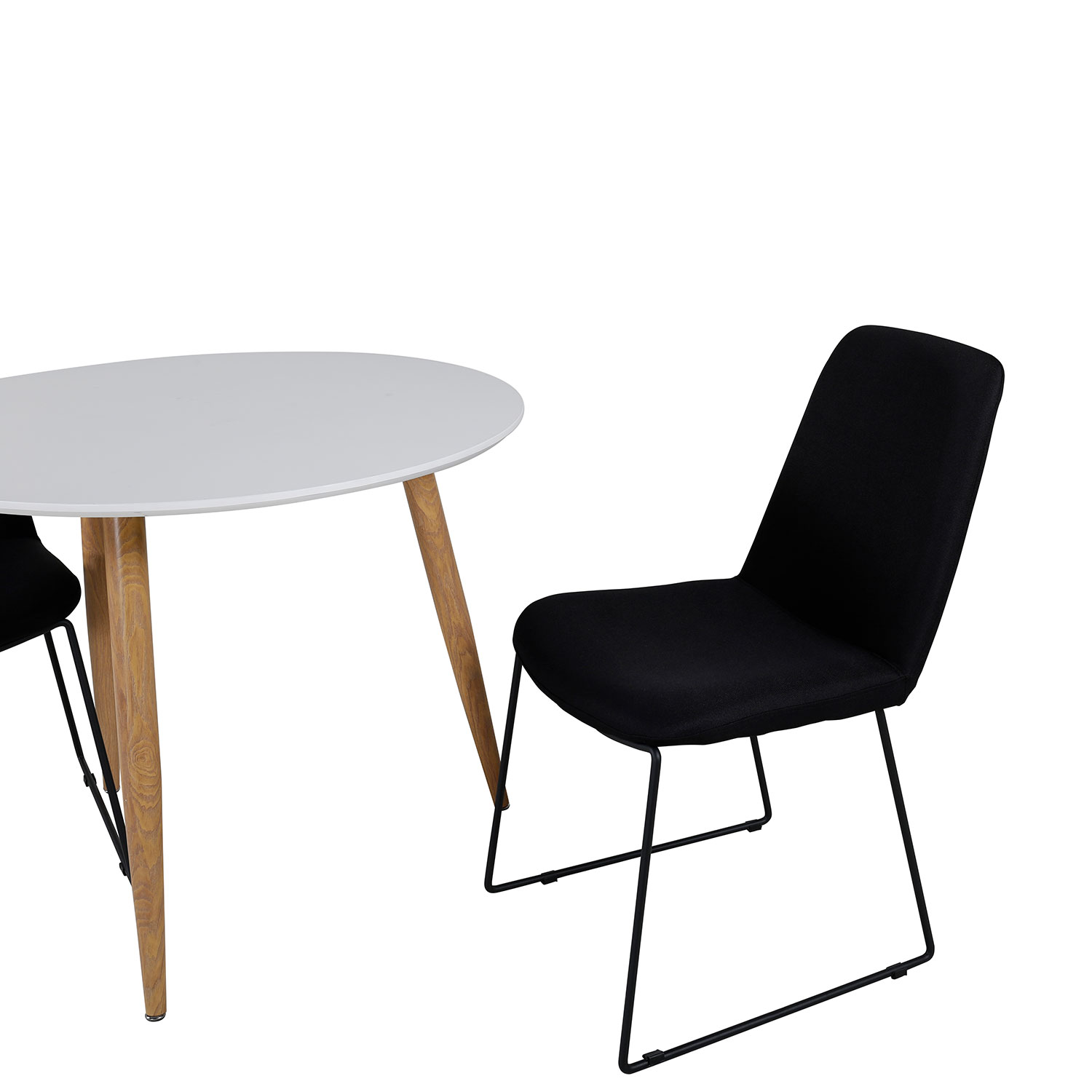 Matgrupp Venture Home Polar ø90cm med 2 Muce stolar