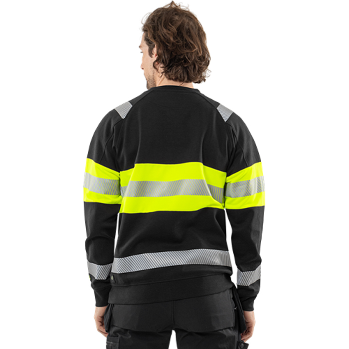 Varsel sweatshirt Fristads Stiby 7530 GKC, klass 1
