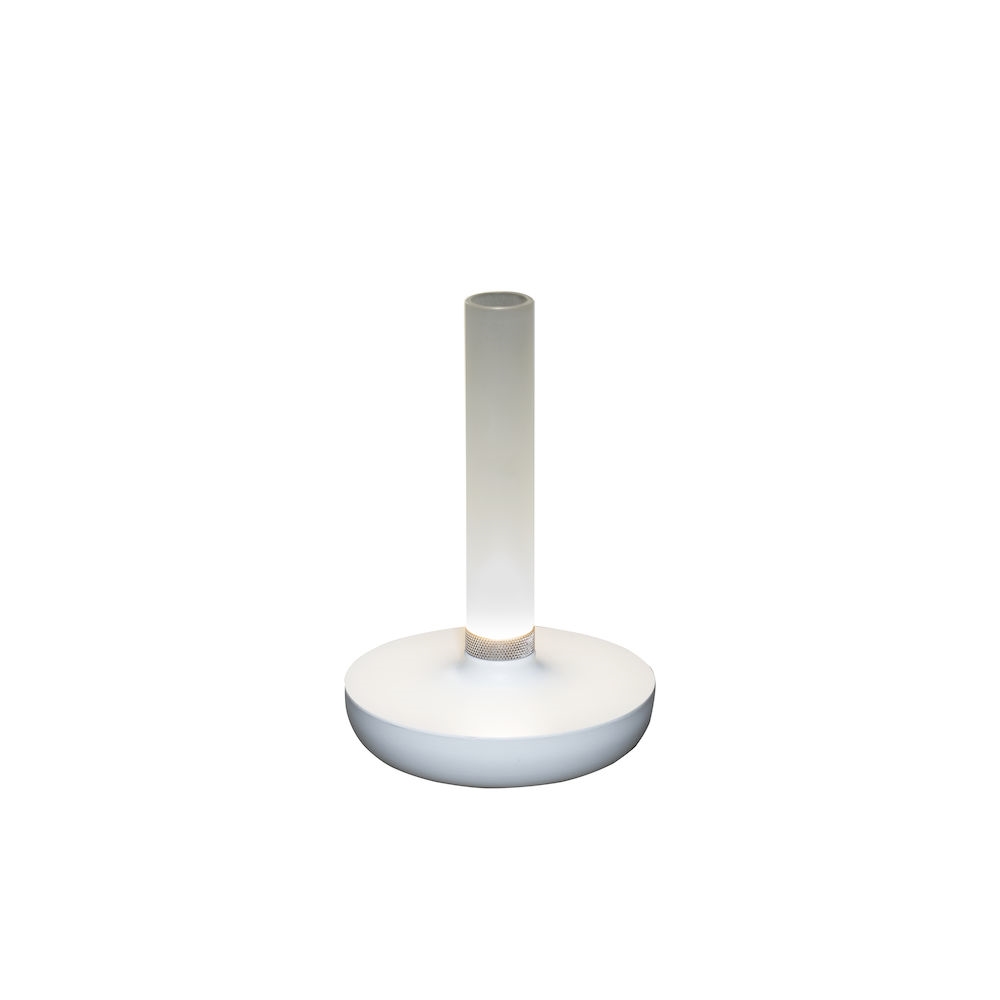 Biarritz bordslampa vit USB Vit
