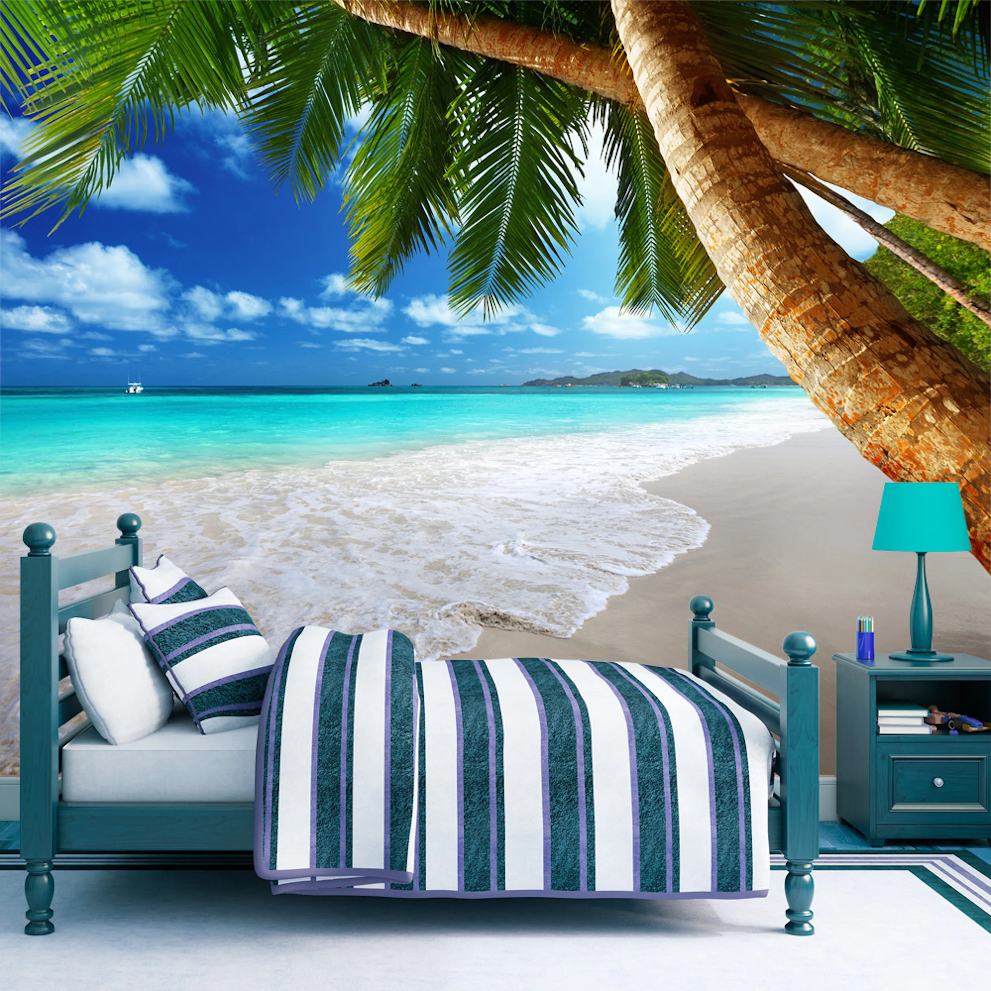 Fototapet Arkiio Självhäftande Tropical Island
