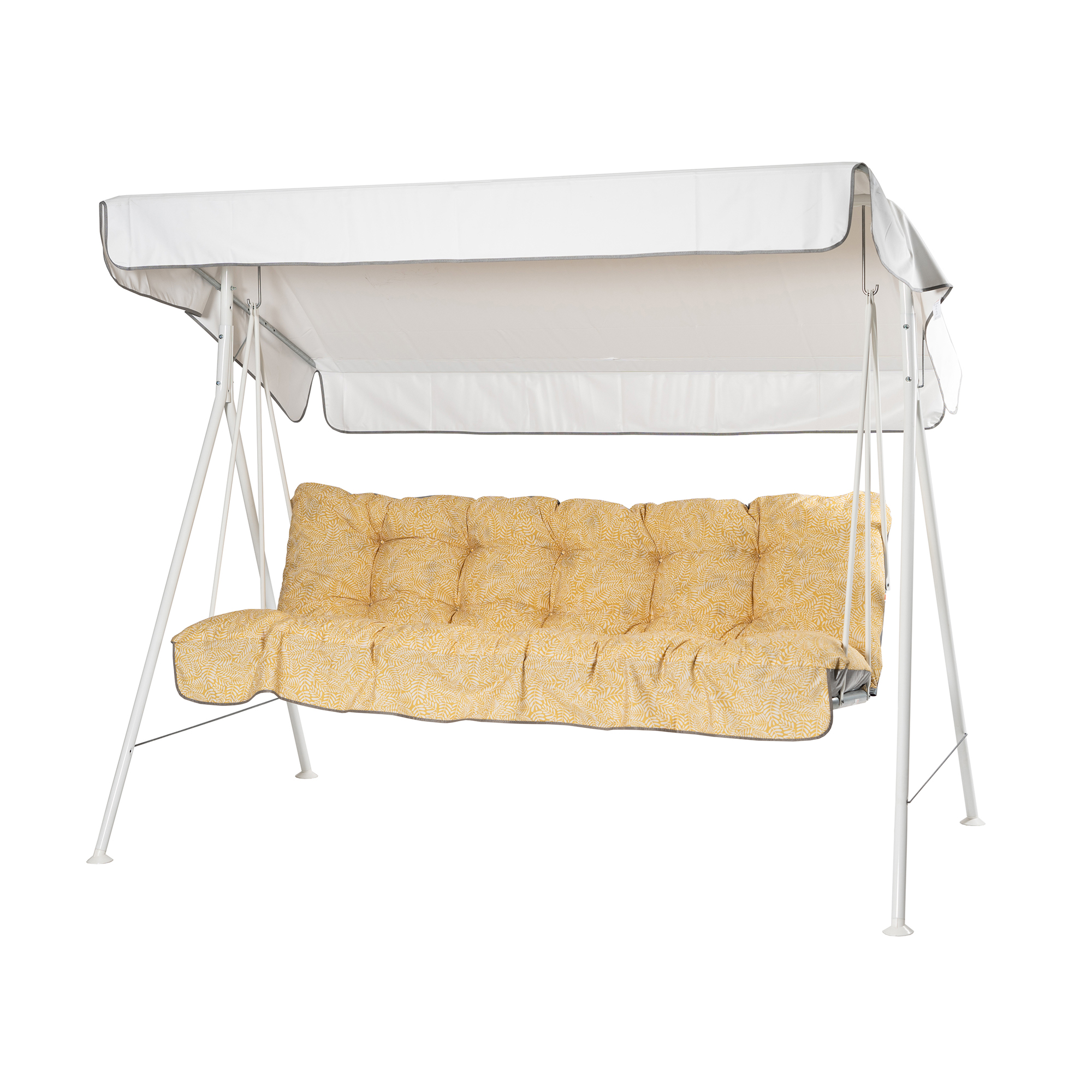 Riviera 3- pers. hammock, 98B Vit/Gul
