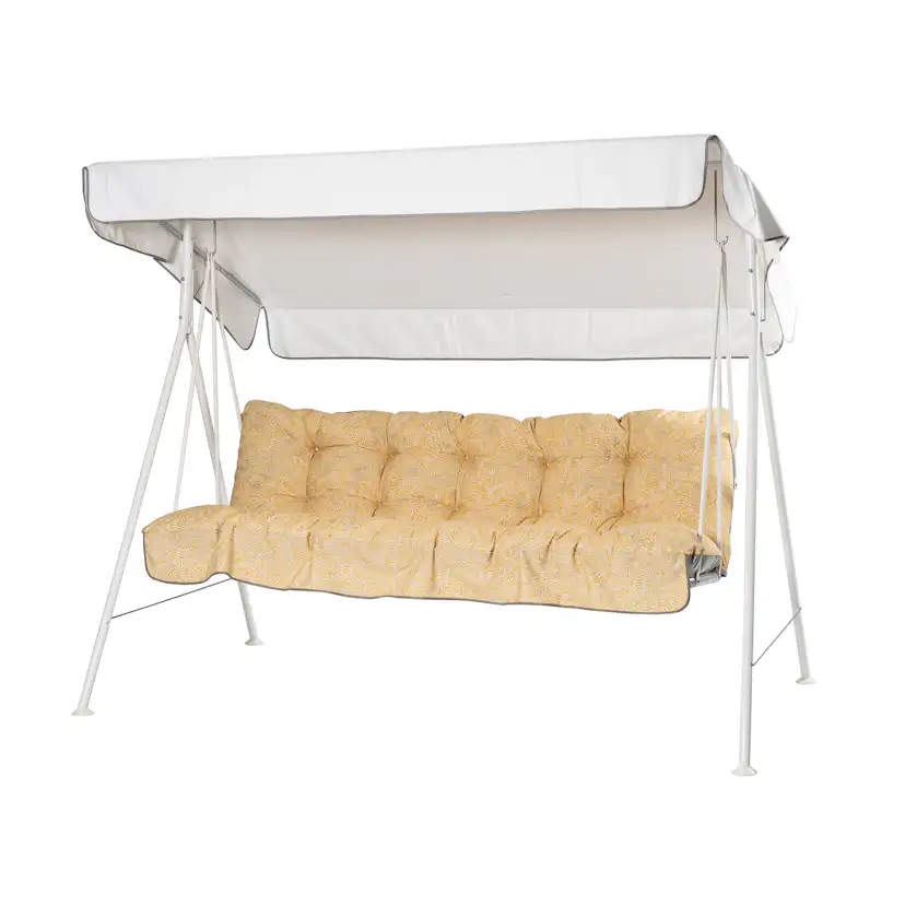 Riviera 3- pers. hammock, 98B Vit/Gul