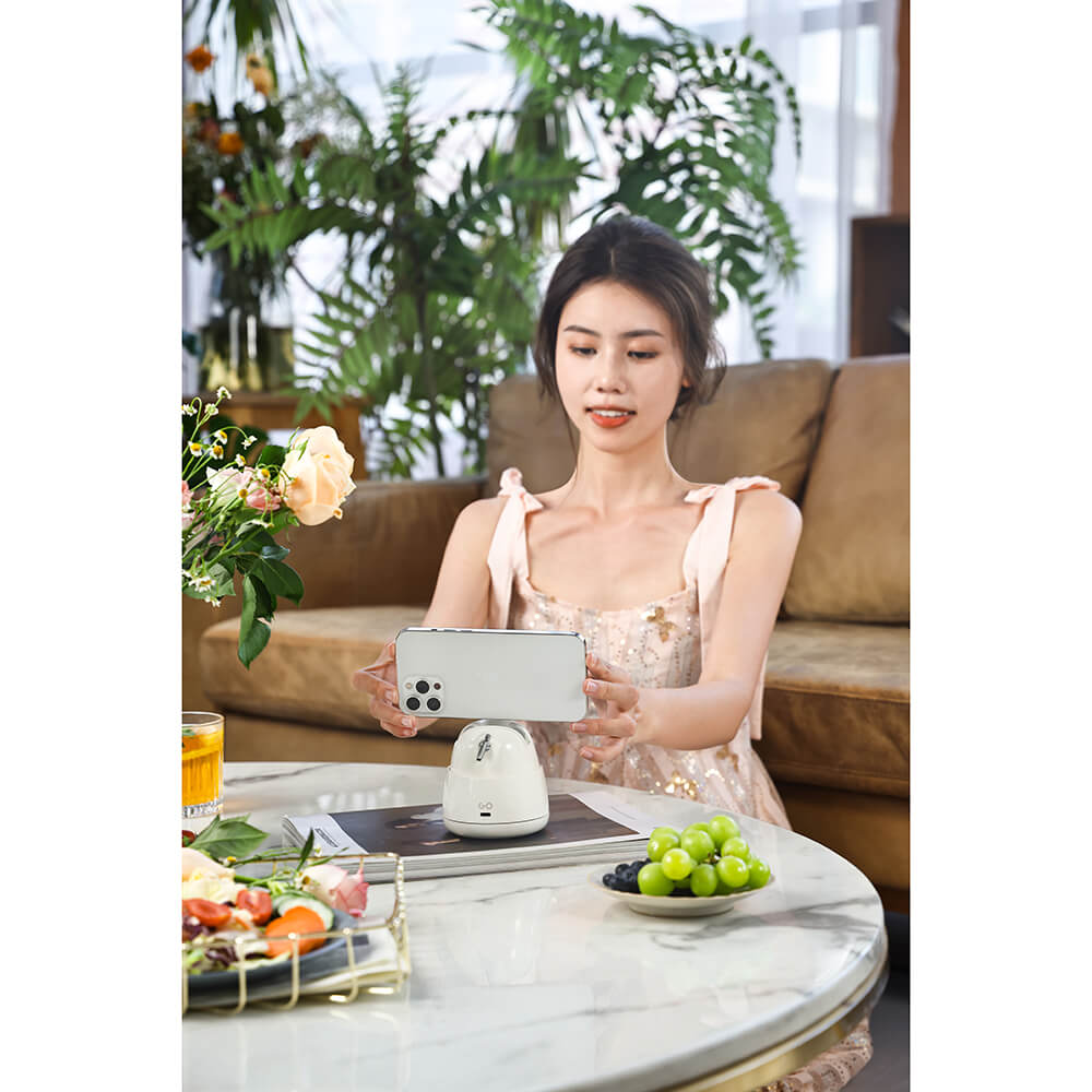 Telefonhållare Hohem Ai Auto Tracking Holder Go 2-axis Ai Tracking White