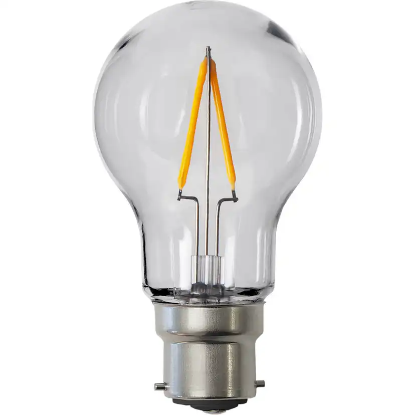 LED-lampa Star Trading Filament B22 A55 Outdoor Lighting PC Cover 1W