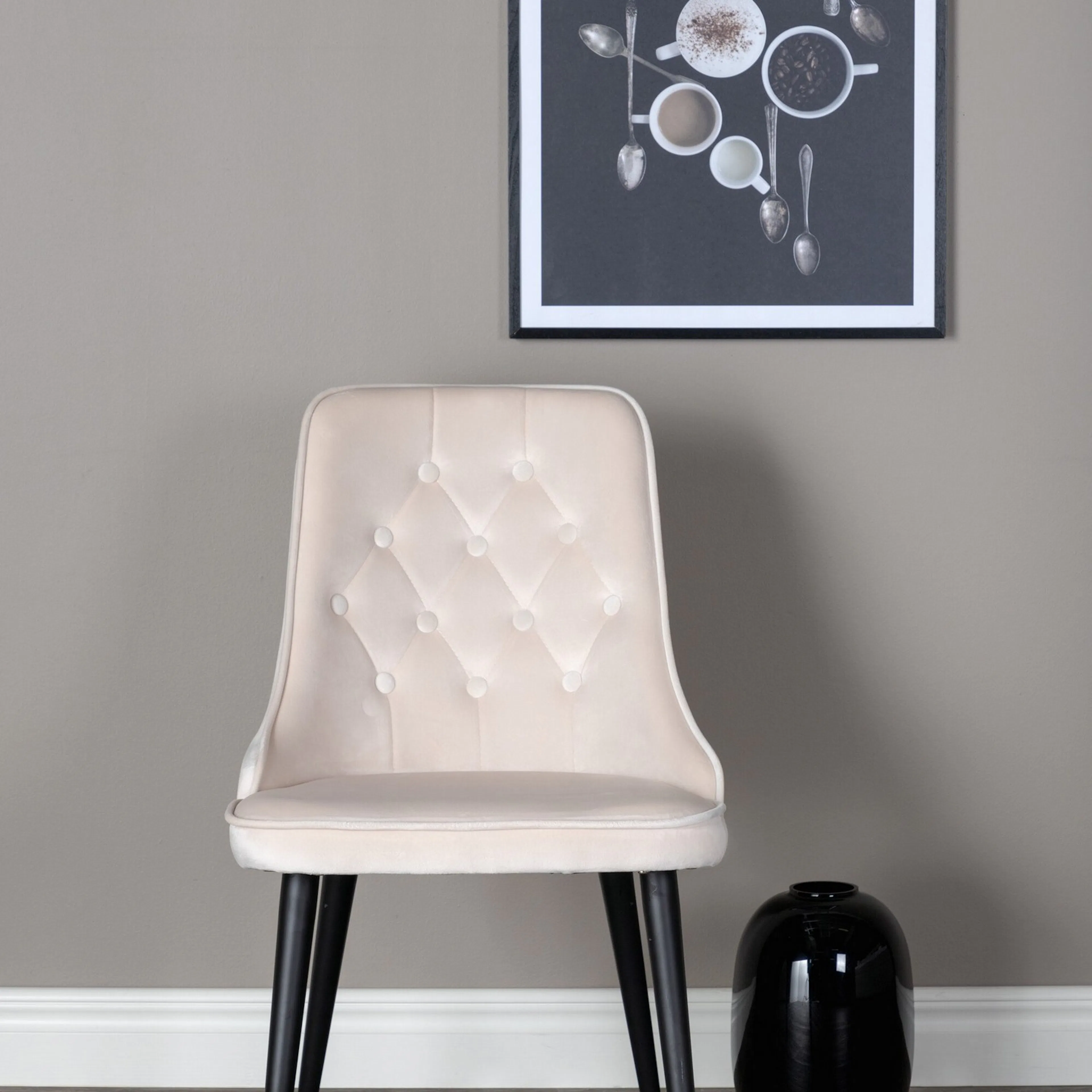Beige/Svart