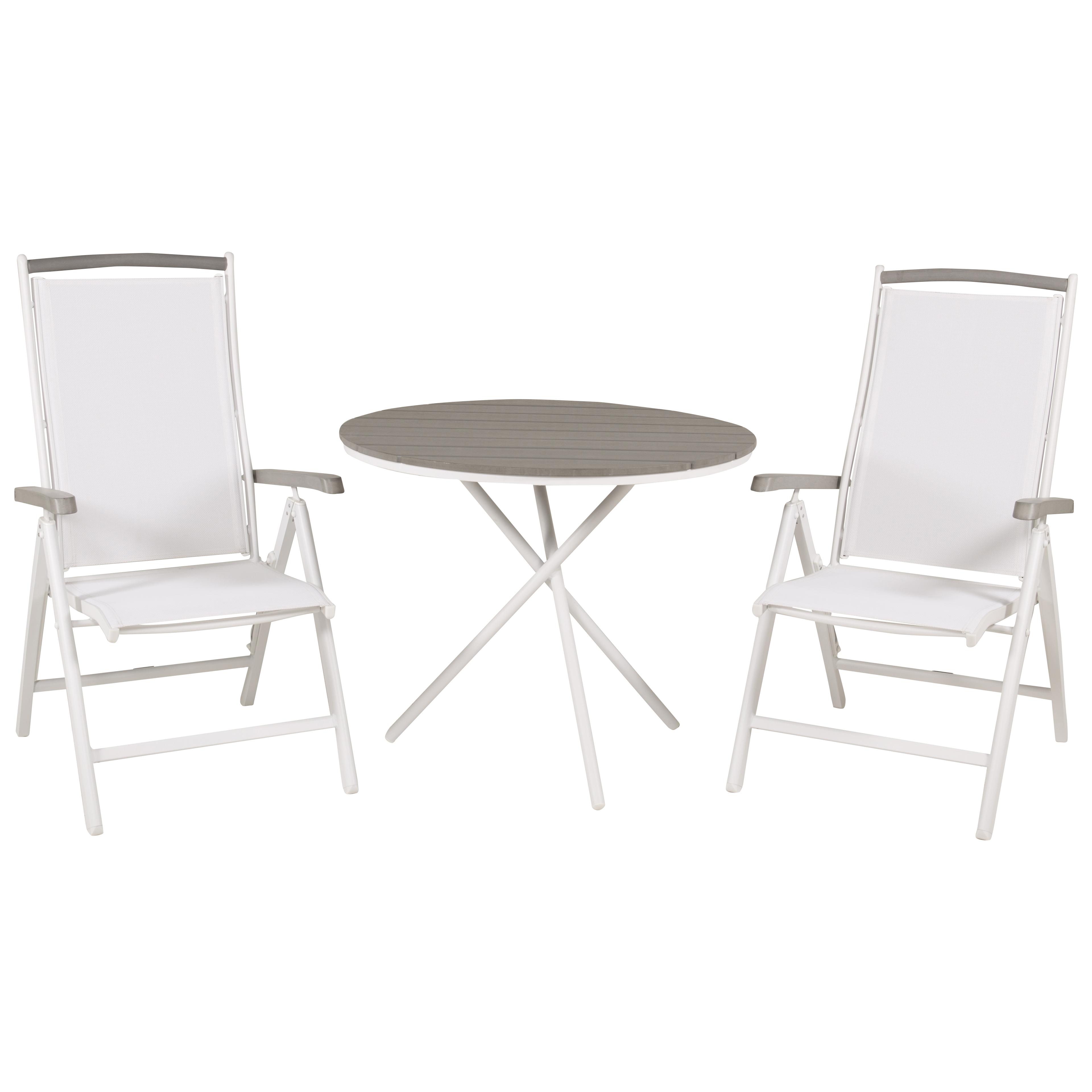 Cafégrupp Venture Home Parma med 2 Albany Stolar