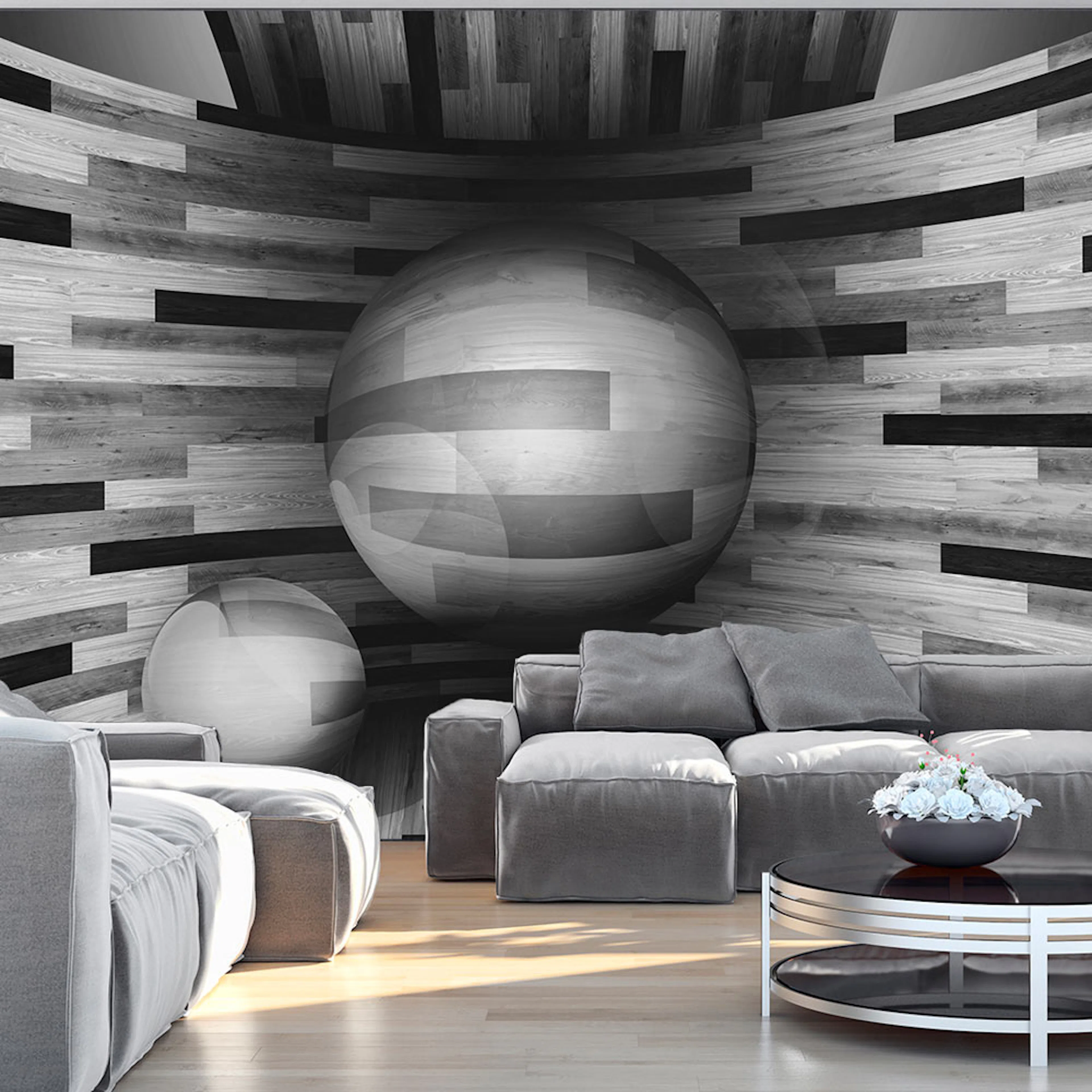 Fototapet Arkiio Gray Sphere