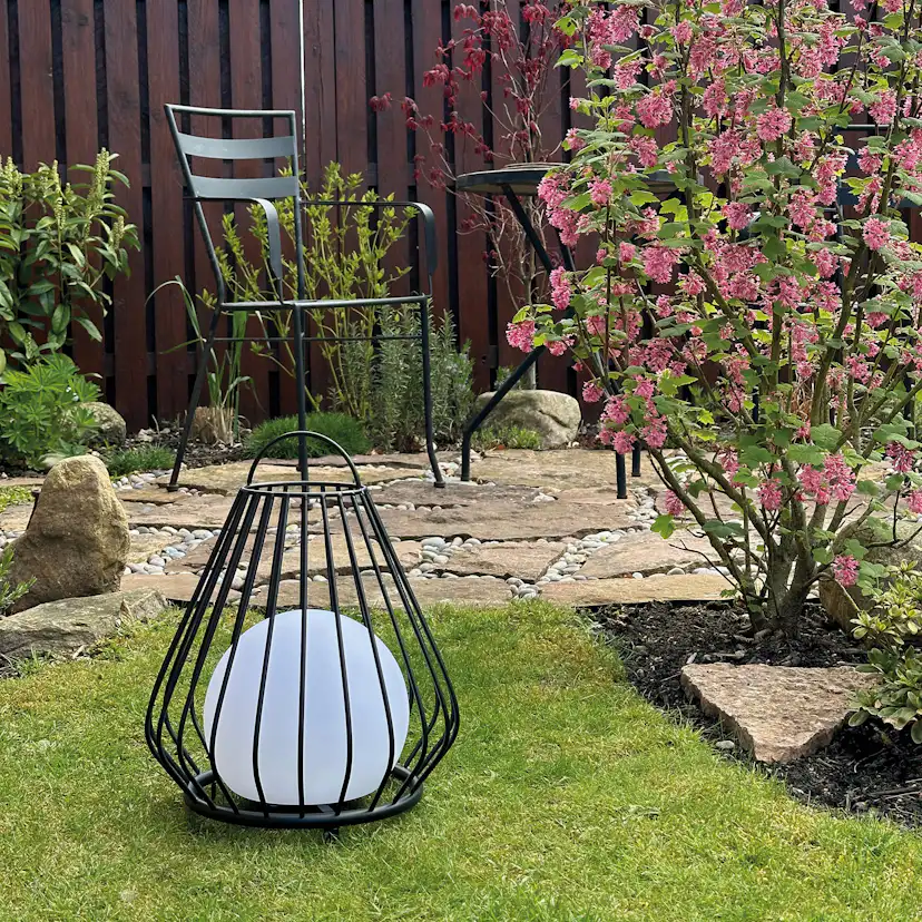 Solcellslampa Dyberg Larsen Evesham LED-Lykta Medium