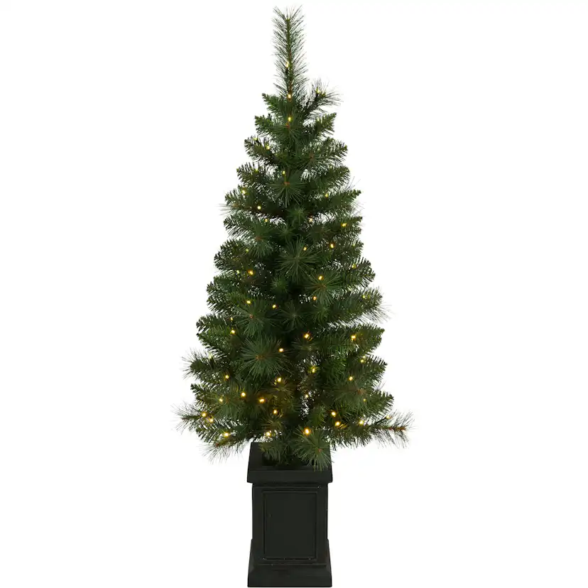 Plastgran Star Trading Hytte LED