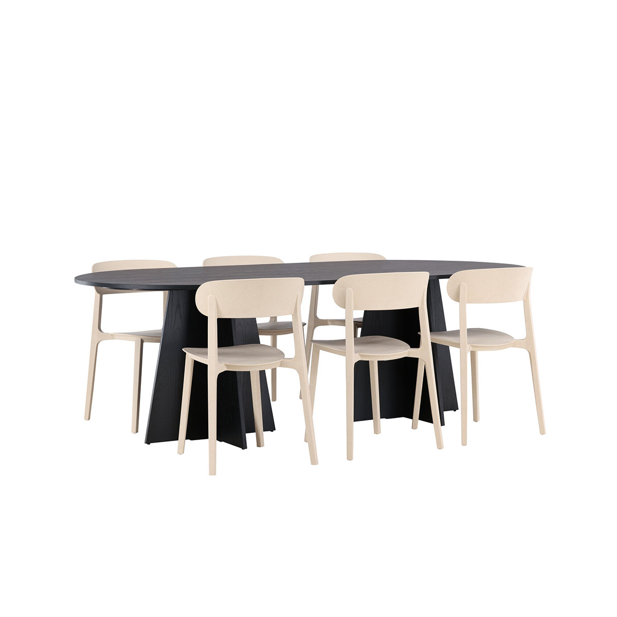 Matgrupp Venture Home Bootcut Oval med 6 st Åstol