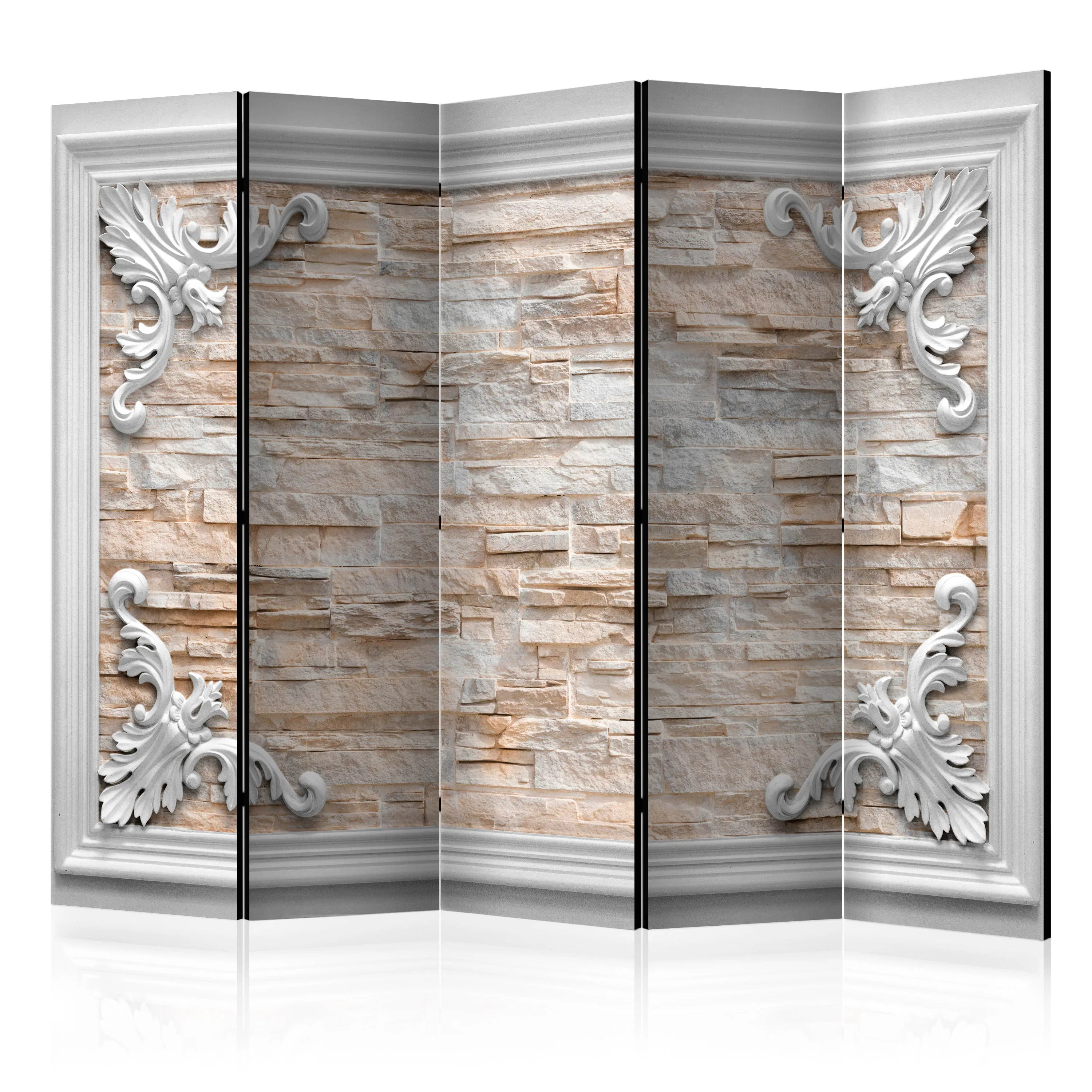 Rumsavdelare Skärmvägg Arkiio Brick in the Frame Orange II 225x172 cm