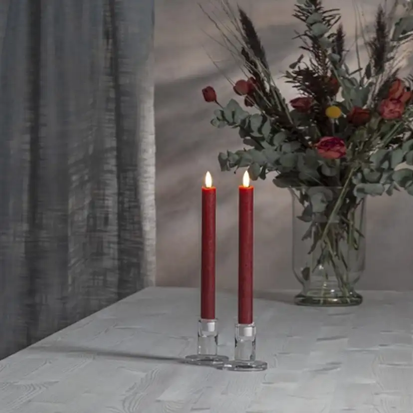 Antikljus Star Trading Flamme Lång LED 2-pack