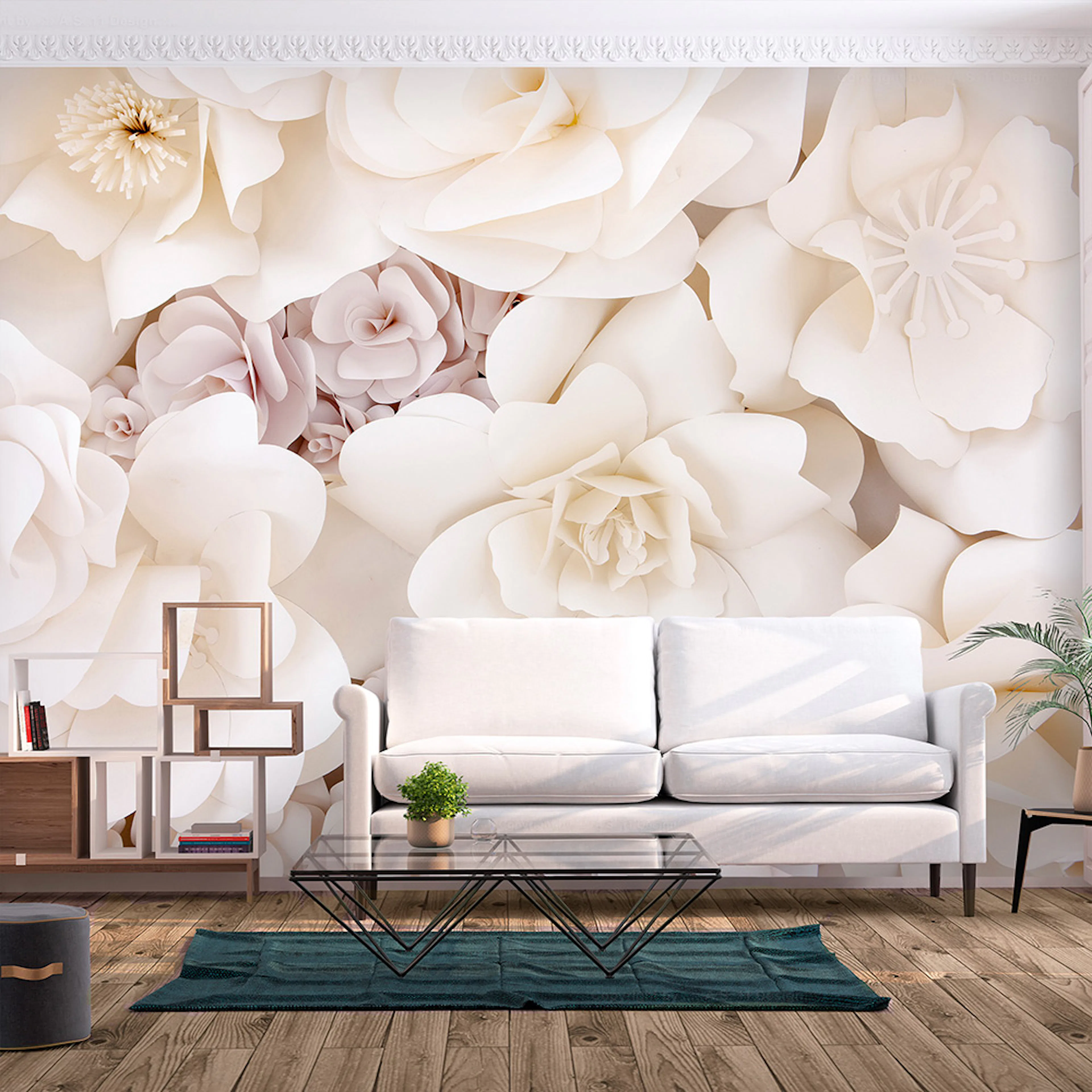 Fototapet Arkiio Självhäftande Floral Display