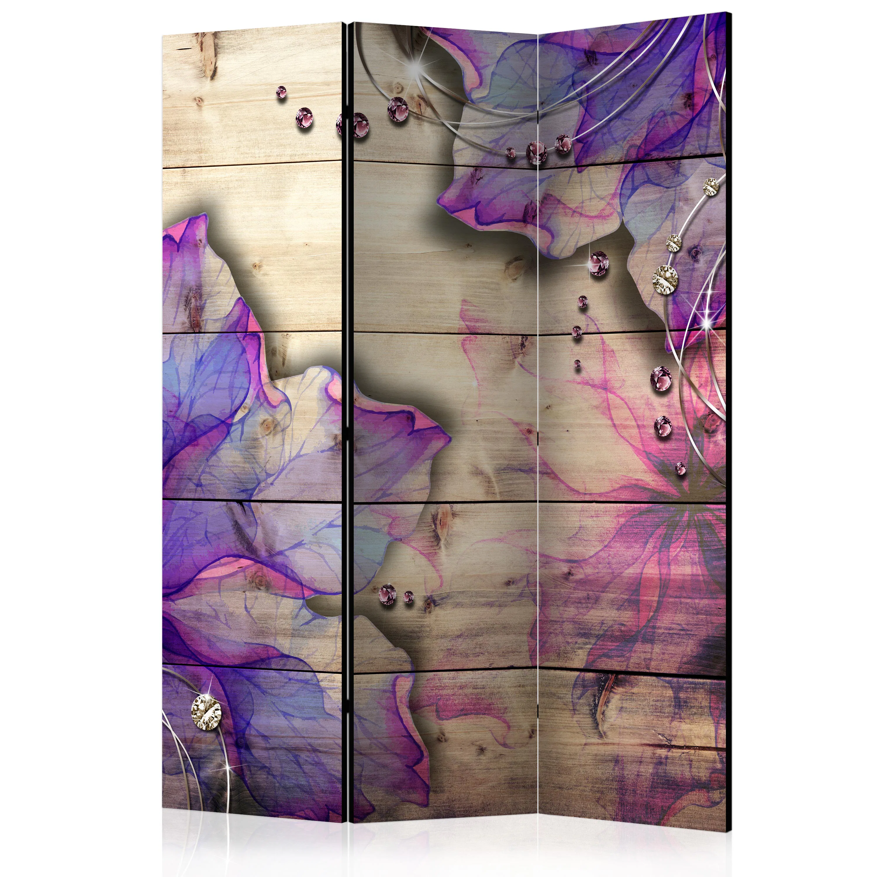Rumsavdelare Skärmvägg Arkiio Purple Memory 135x172 cm