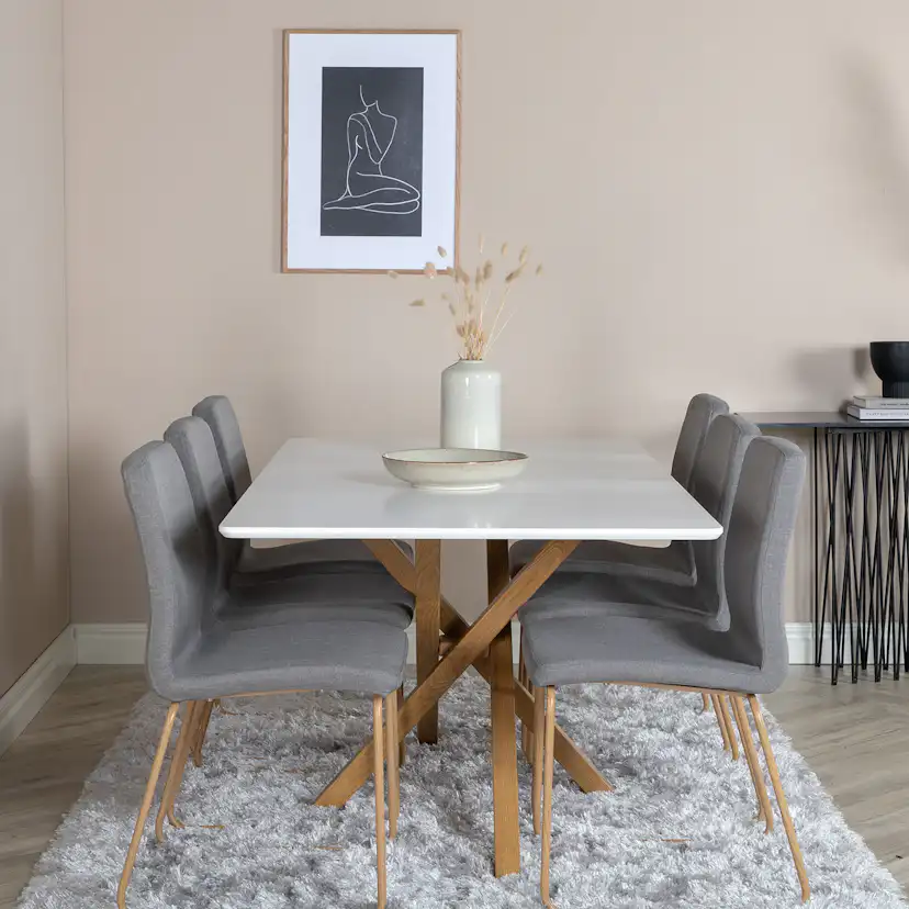 Matgrupp Venture Home Piazza med 6 Mace stolar