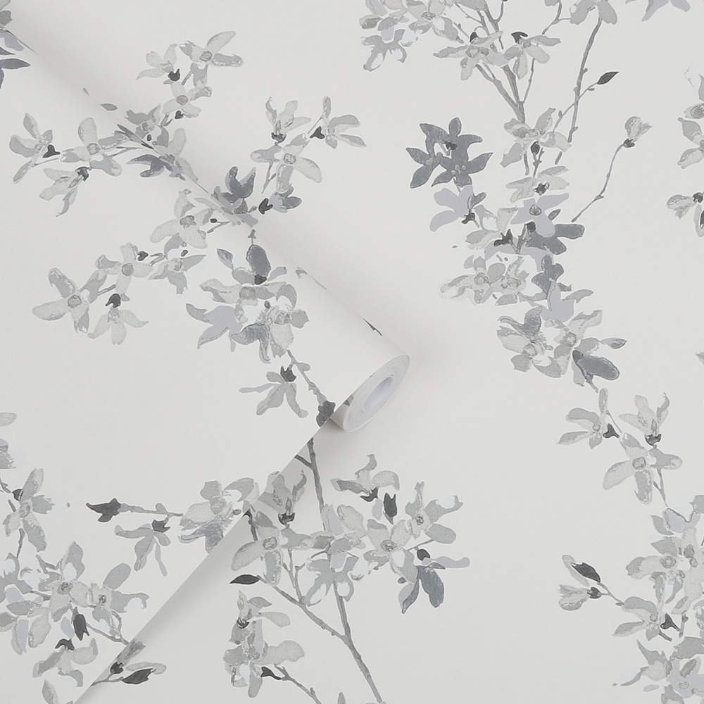 Tapet Laura Ashley Forstyhia Steel