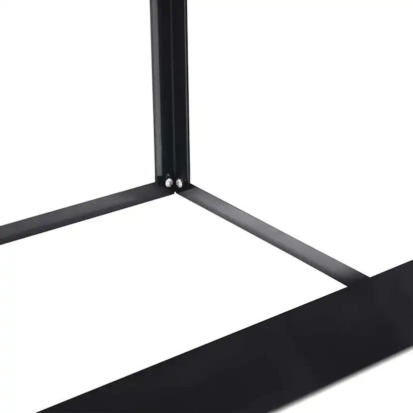 Växthus Metalcraft 1,02 kvm Svart Rektangulär