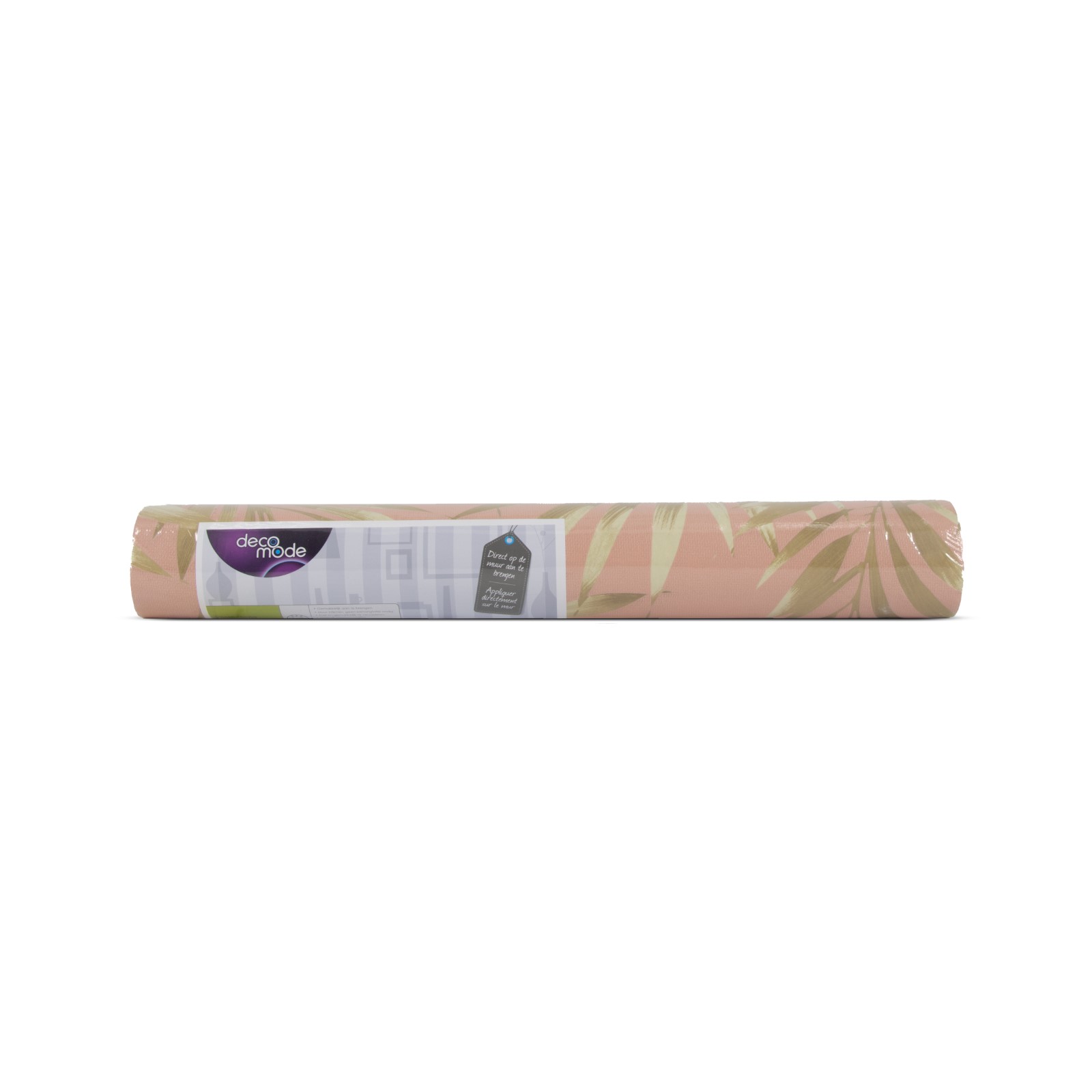 Tapet WOW Elegant Leaves Persika