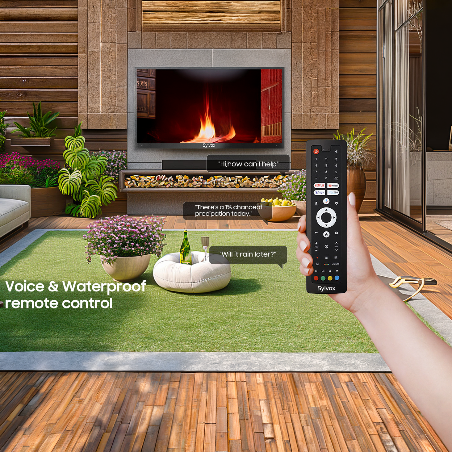 Utomhus TV Sylvox Pergola Pro 2.0 55tum