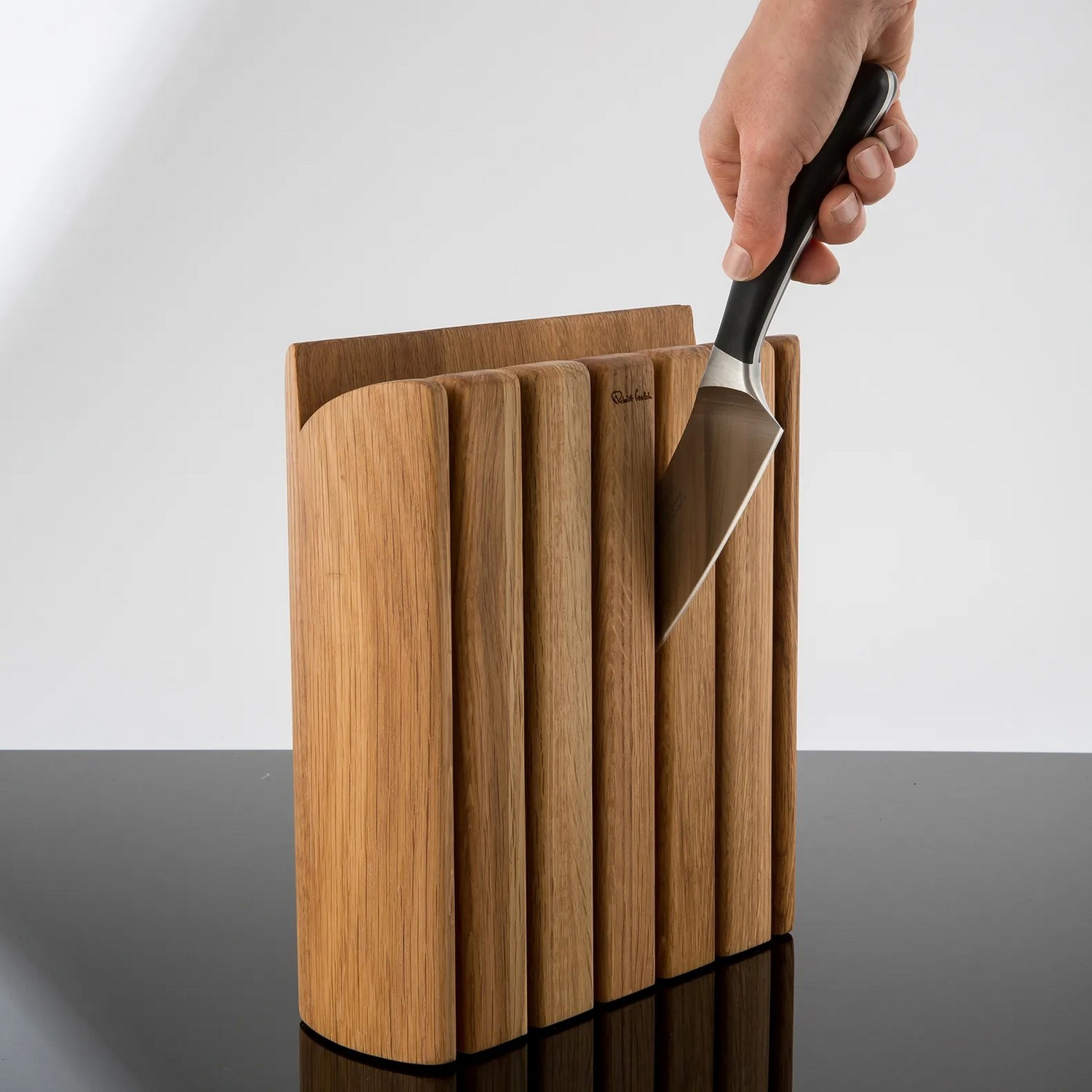 Knivblock Robert Welch Signature Book Oak Set 7 Delar