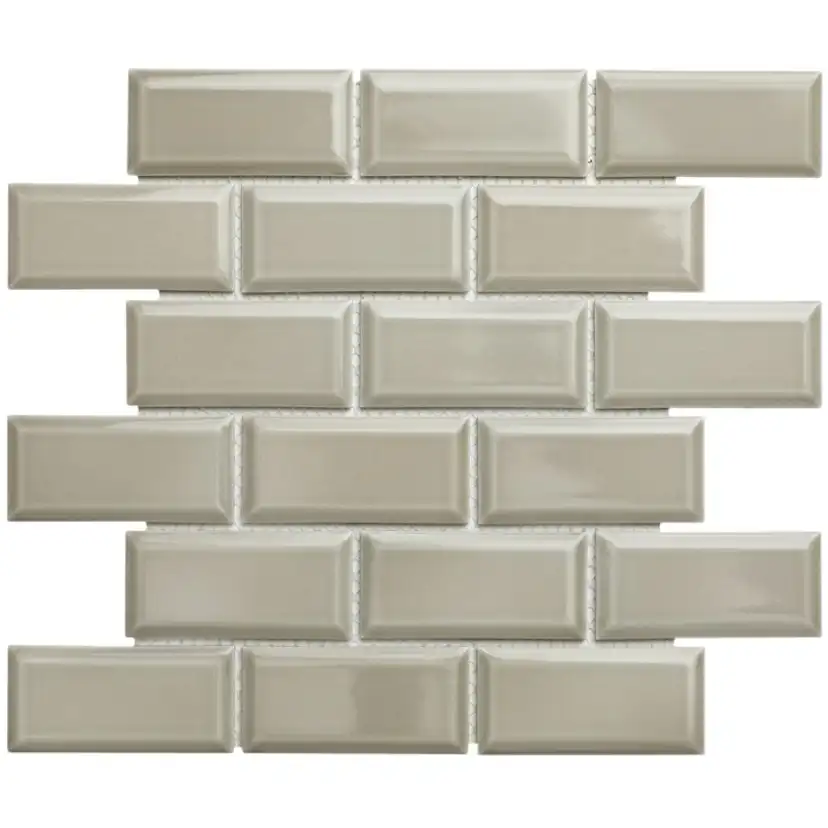 Kakel Konradssons Metro Lightgrey Ljusgrå Blank 5x10 cm