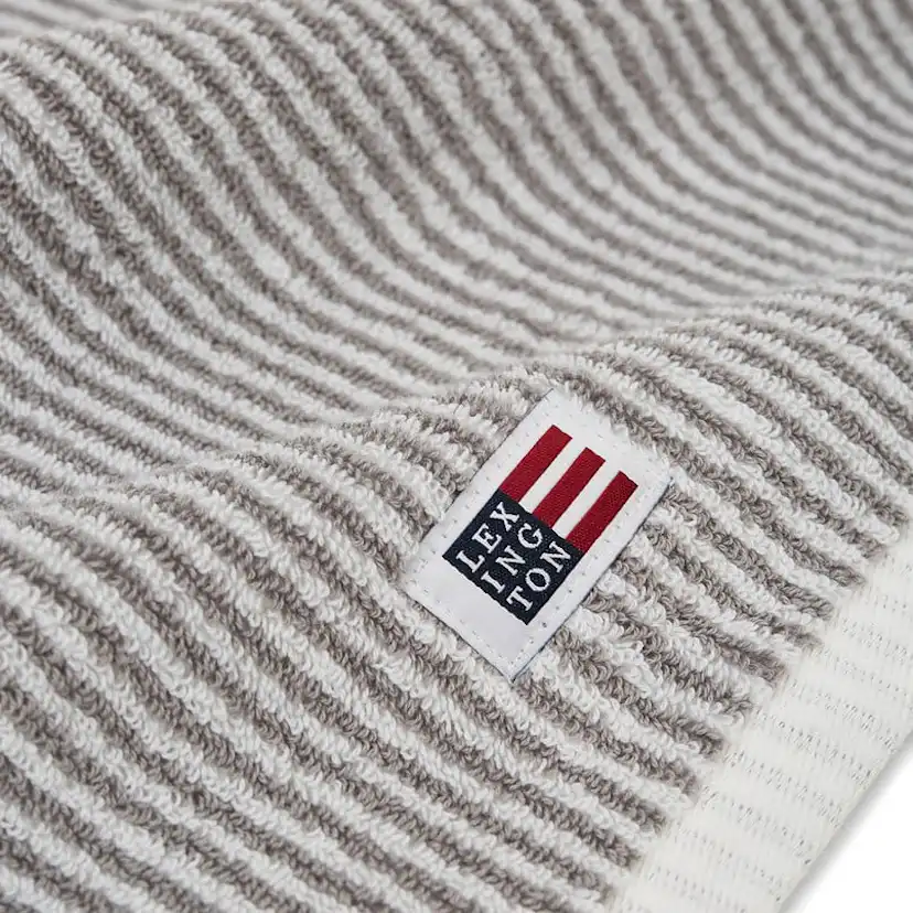 Handduk Lexington Icons Original Striped White-Gray